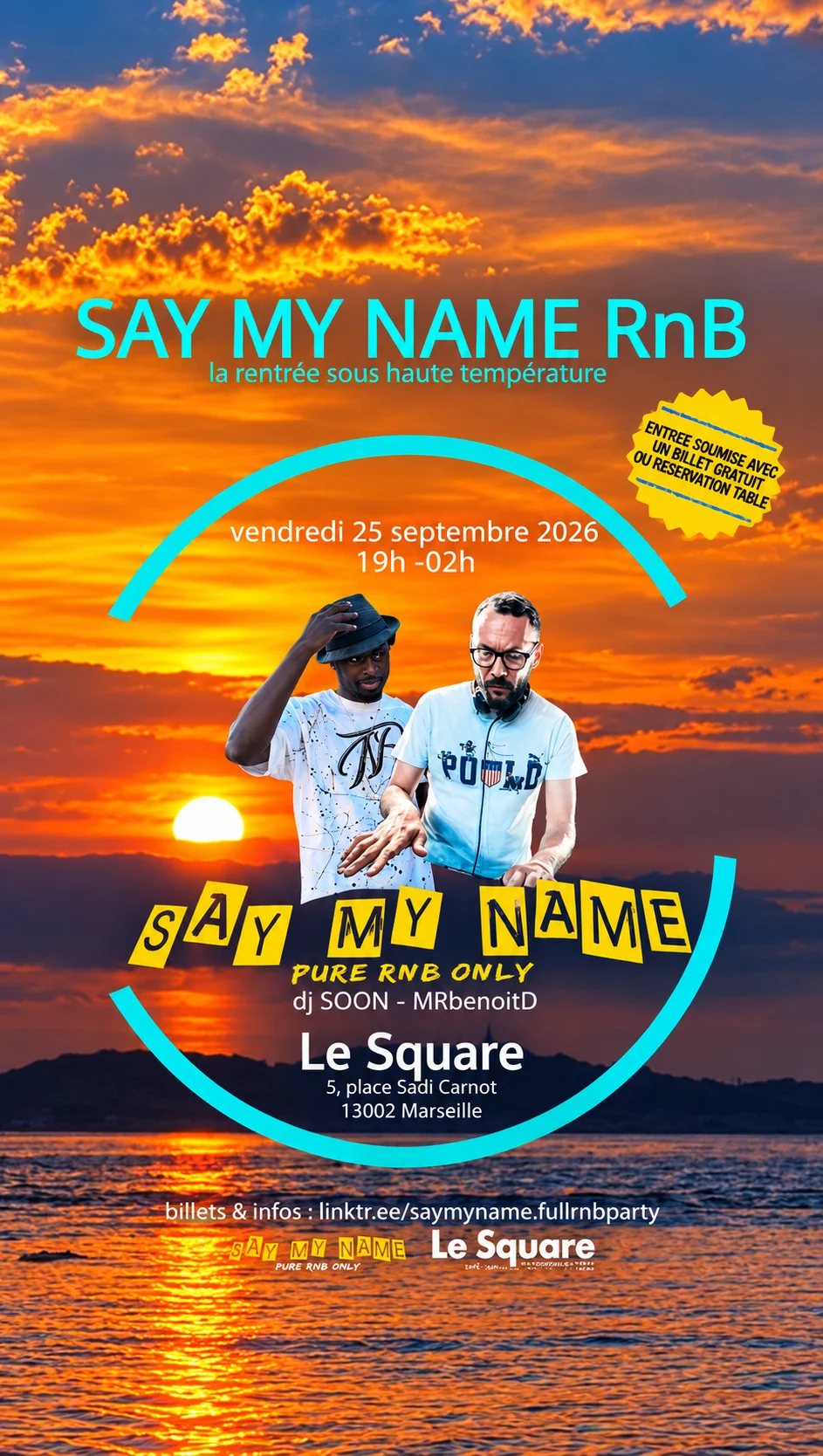 Say My Name Rnb Party X Le Square Marseille