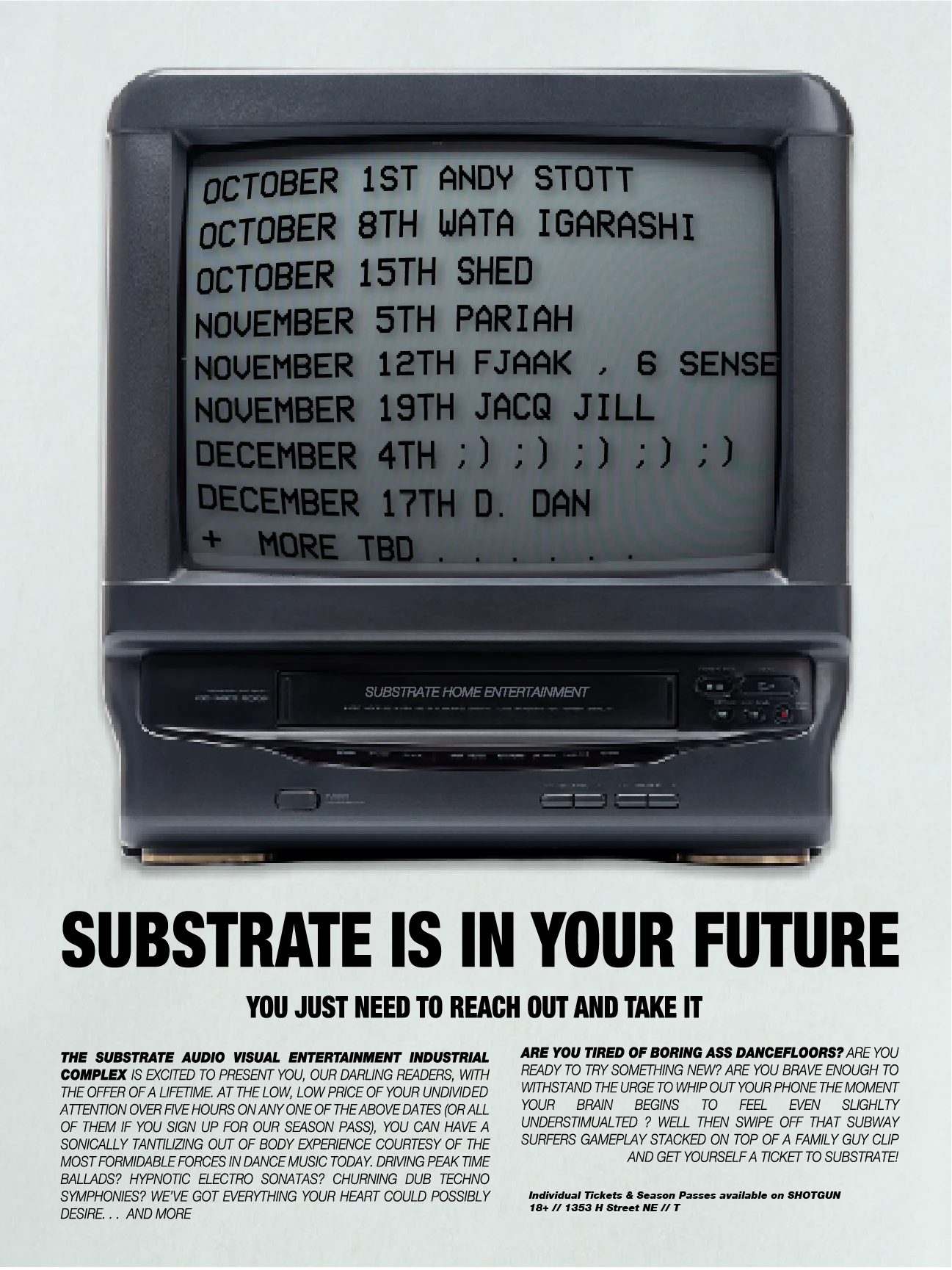 Substrate Season Pass (Fall // Winter 2026)