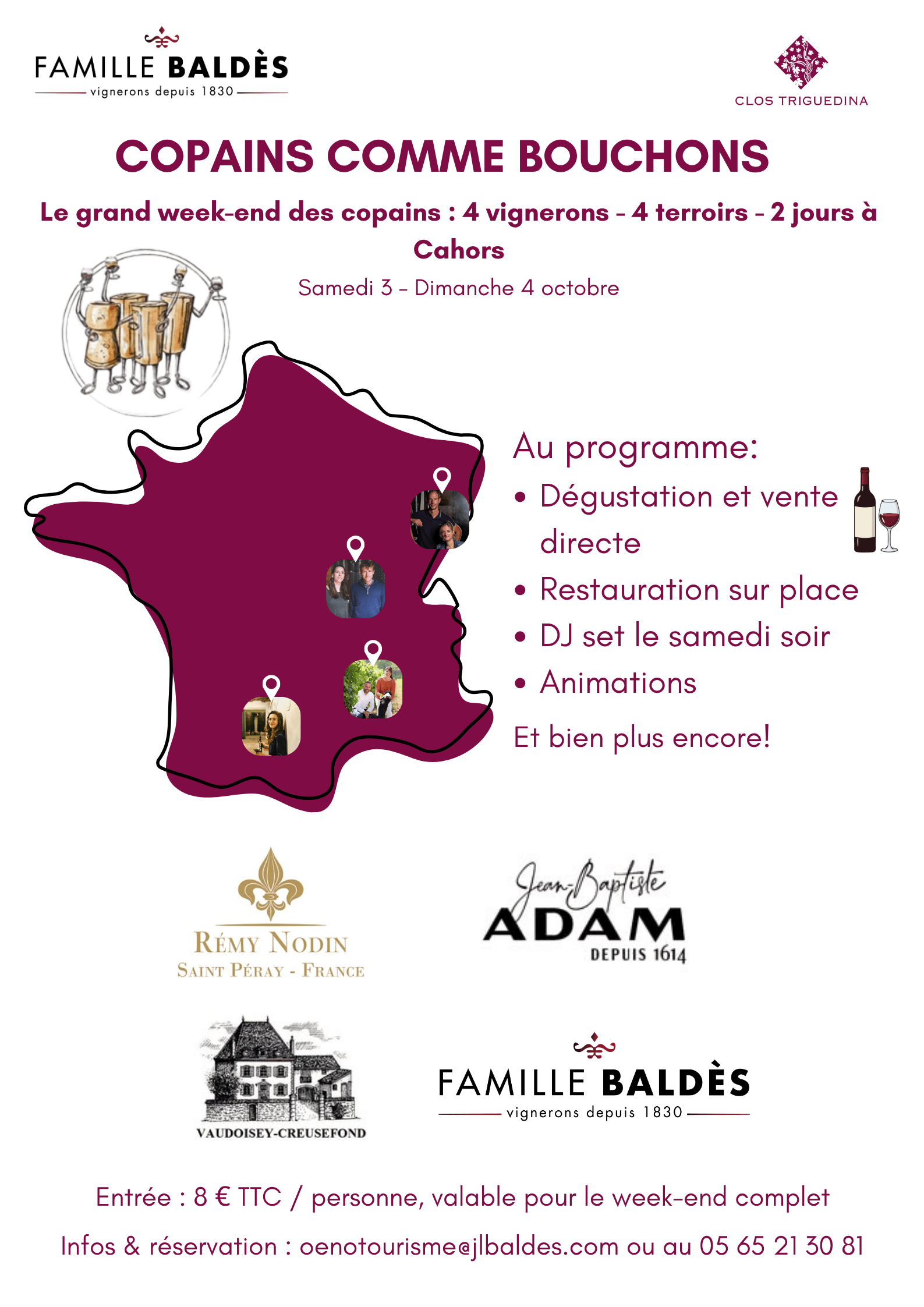 Copains Comme Bouchons - Vins & Dj Au Clos Triguedina