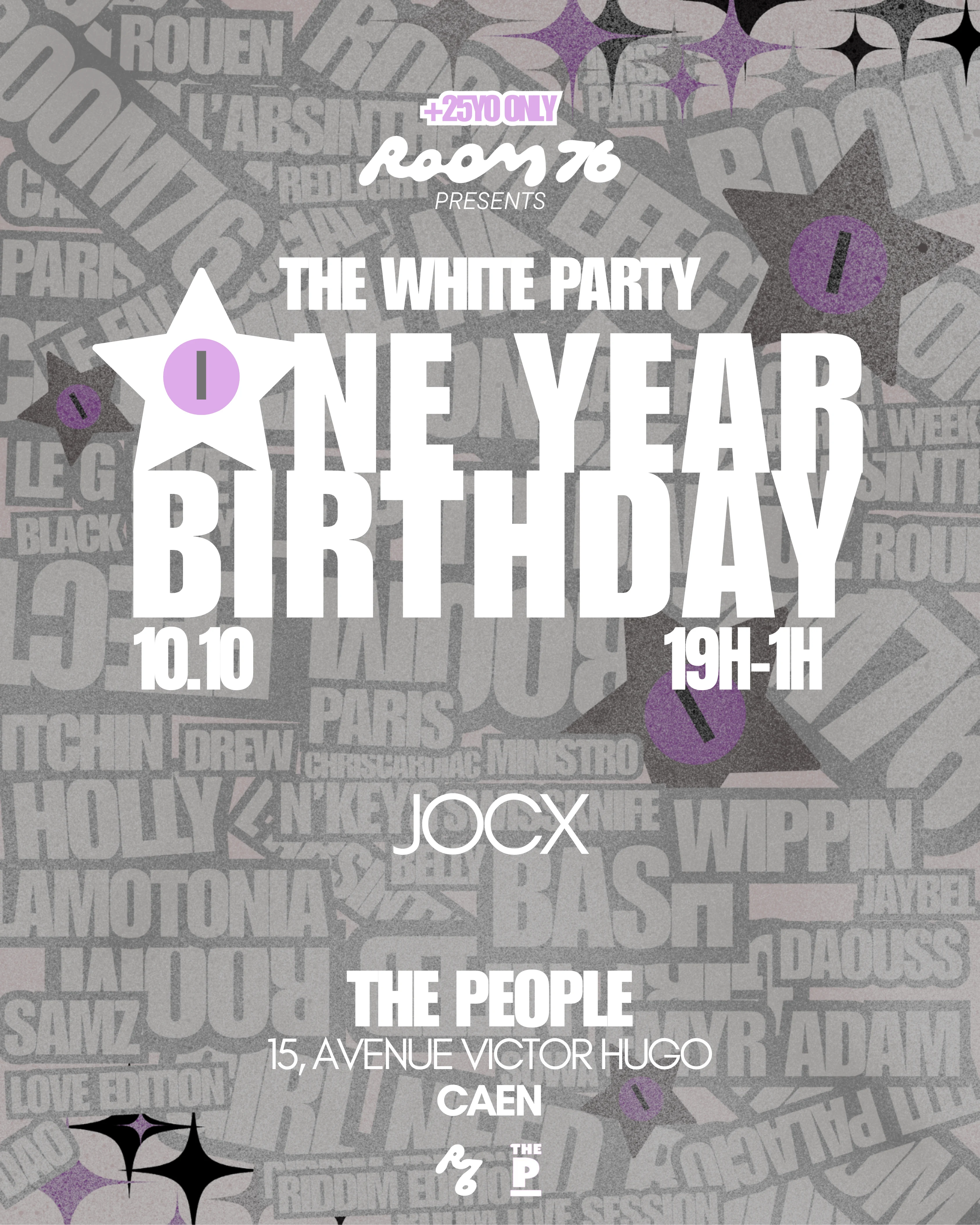 Caen - One Year Birthday Bash - The White Party (+25 Only)