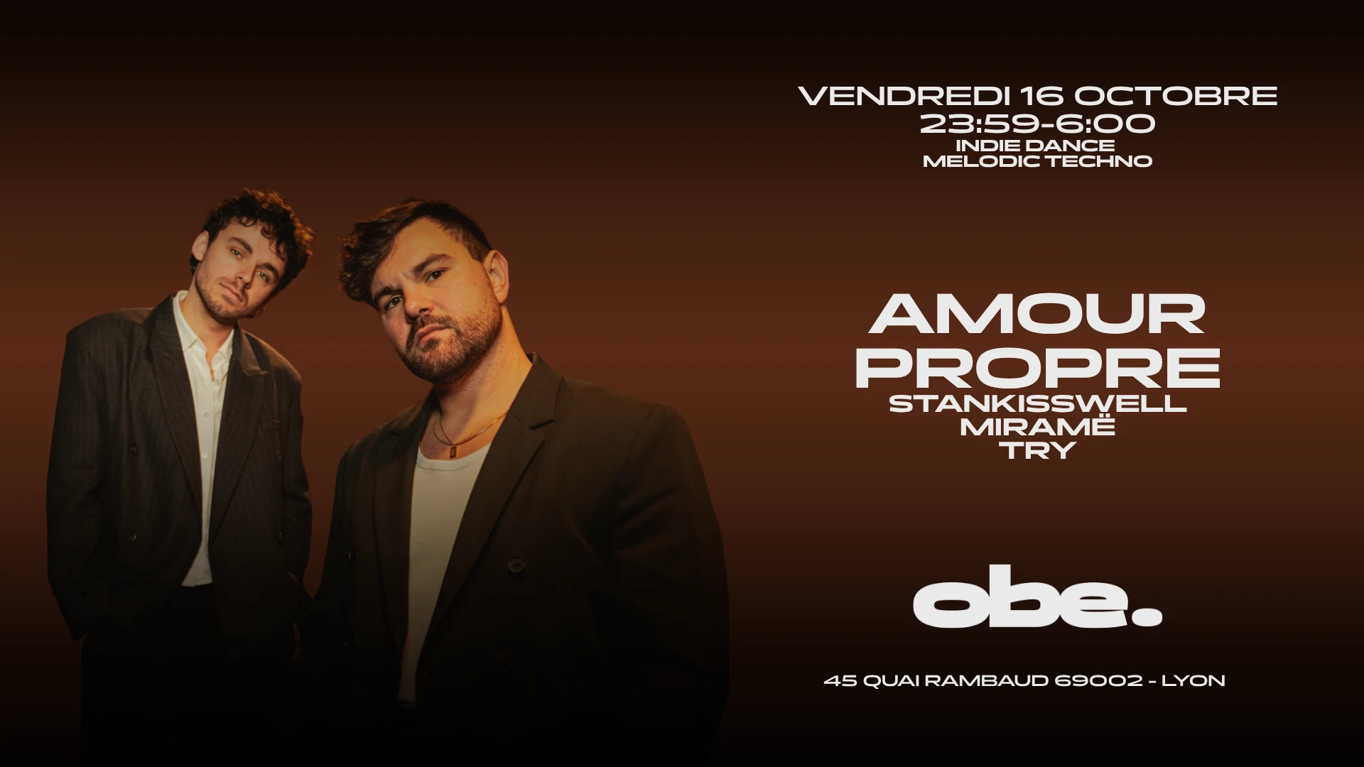 Obe. - Amour Propre, Stankisswell, Try, Miramë