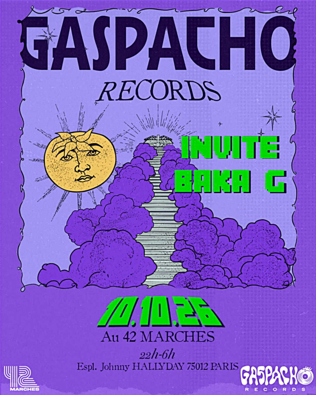 Gaspacho Records Invite Baka G