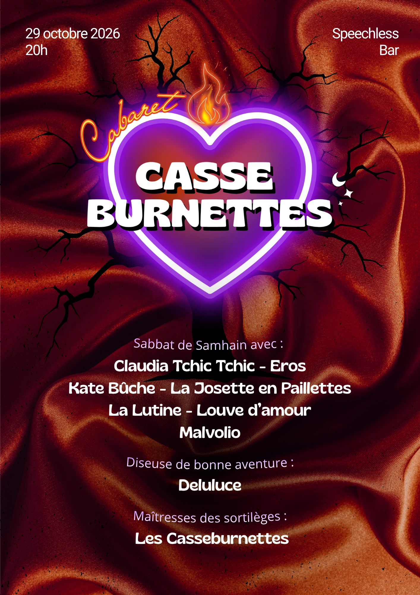 Cabaret Casseburnettes : Sabbat De Samhain