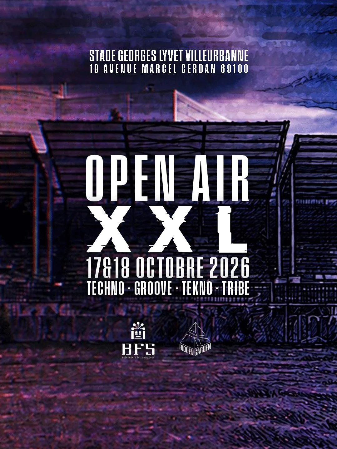Hidden Garden X Bfs - Open Air Xxl - Stade Georges Lyvet