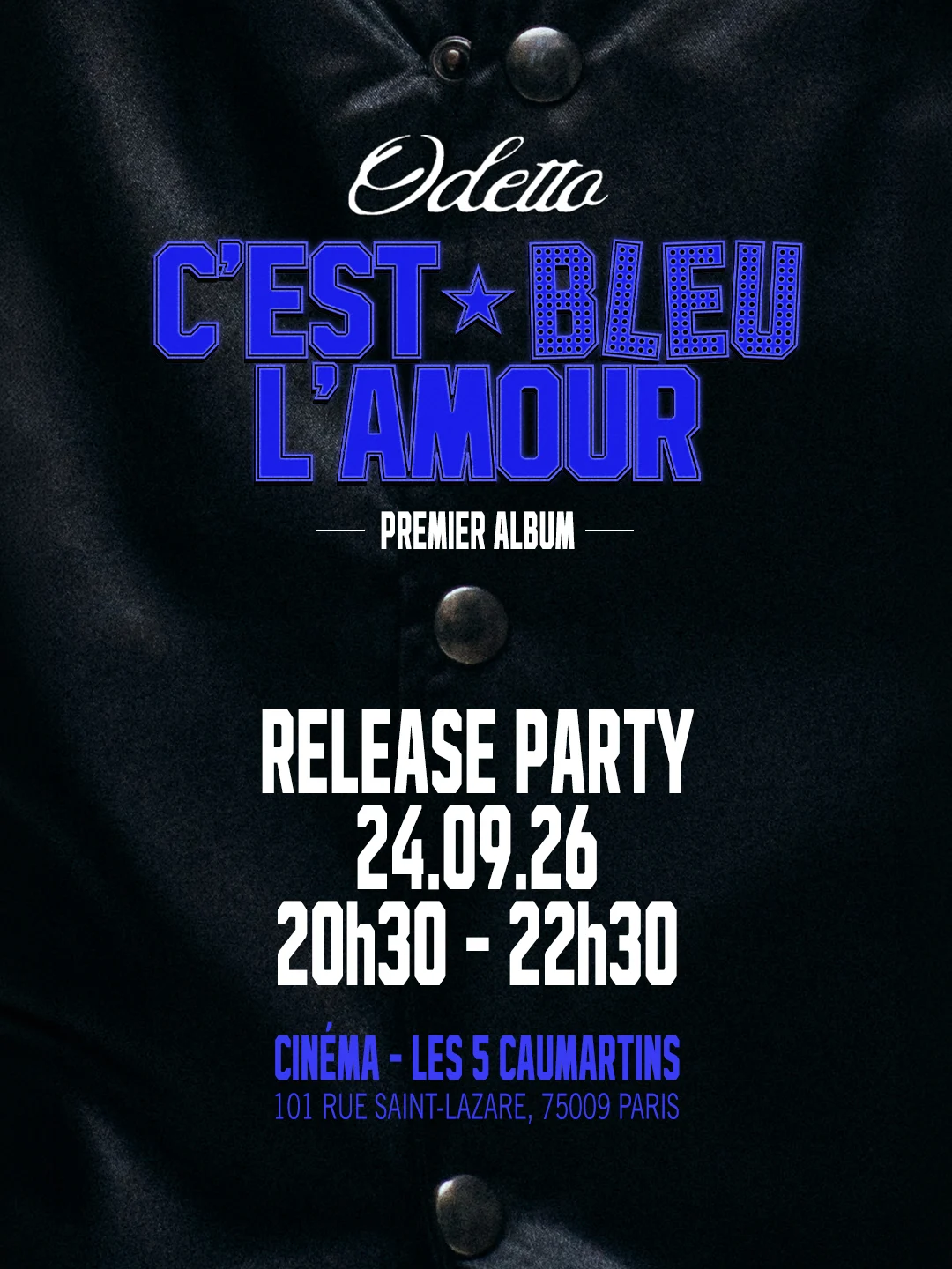 Release Party Album Odetto - "C'est Bleu L'amour"