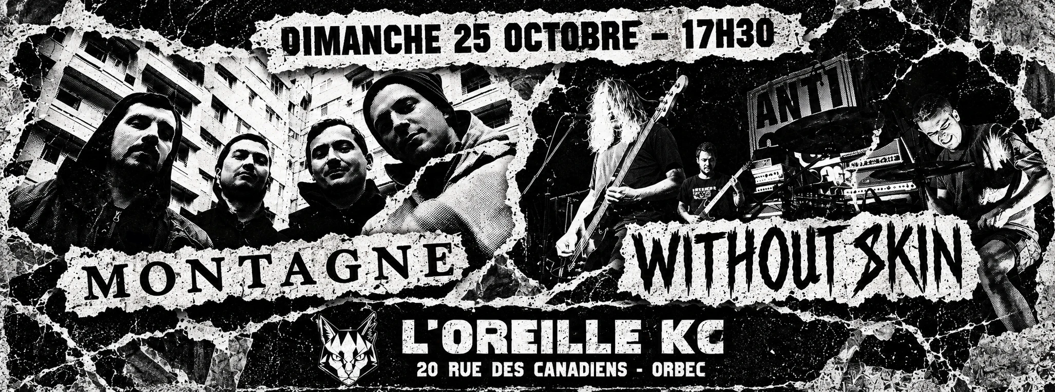 Without Skin + Montagne @ L'oreille Kc