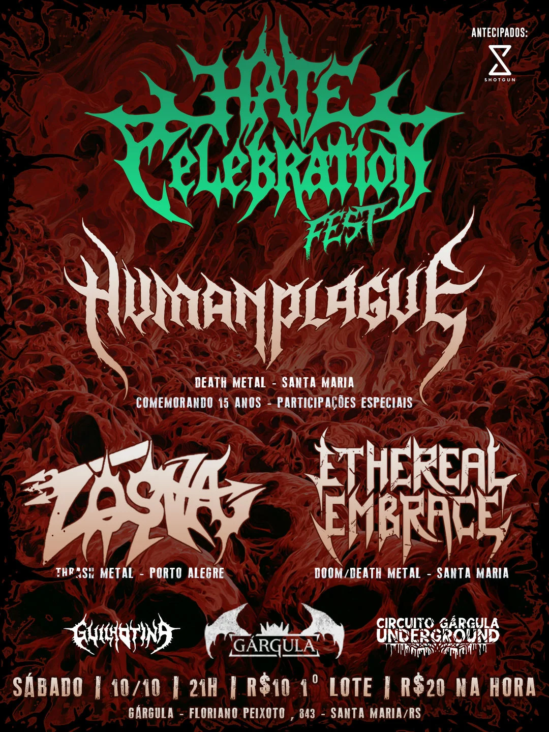 Hate Celebration Fest - 15 Anos Da Human Plague