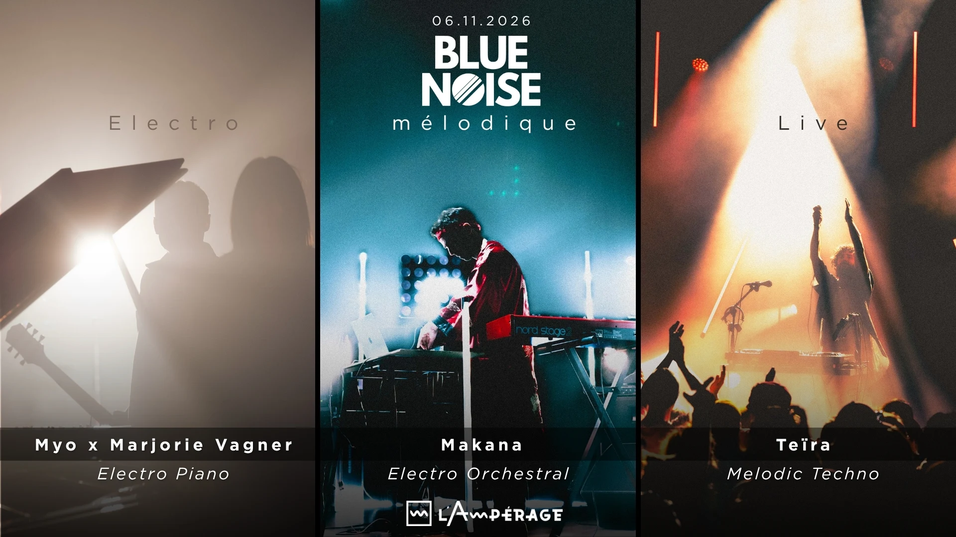 Blue Noise X L'ampérage - Electro Mélodique Live