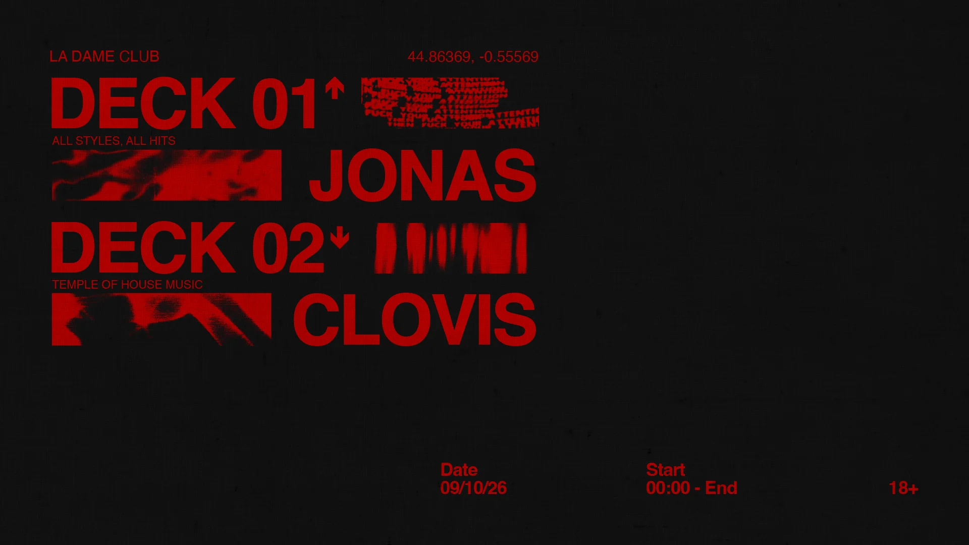 La Dame // Ven 09 Oct // Jonas - Clovis