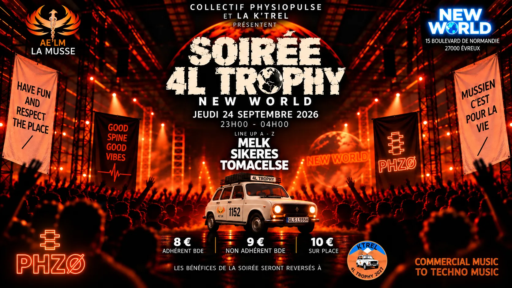 Soirée 4l Trophy