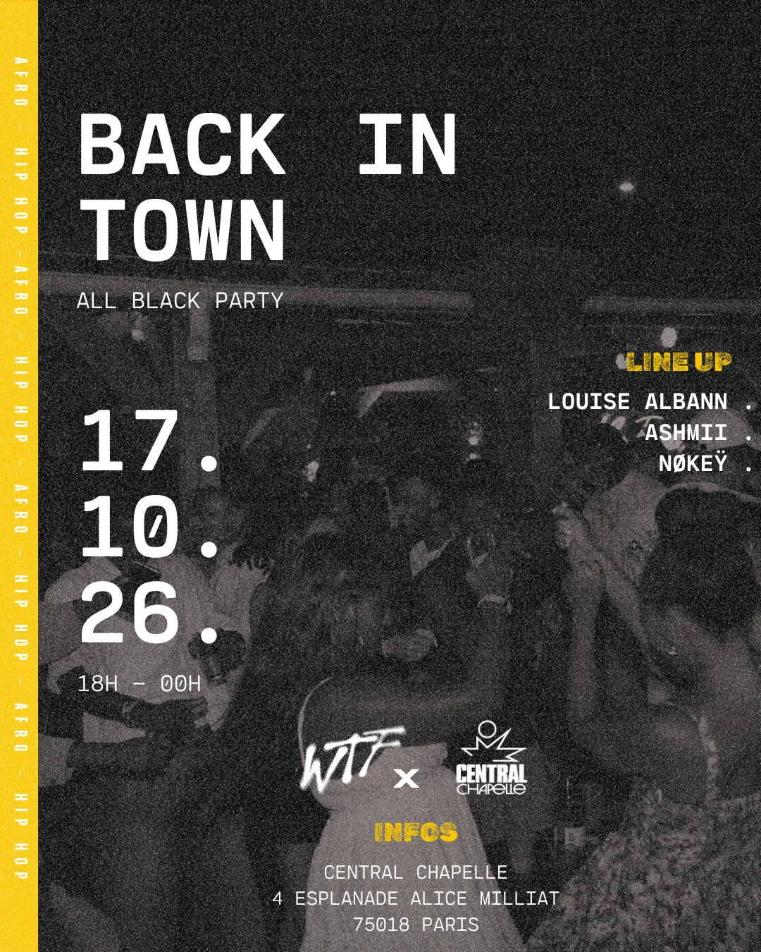 Wtf Party Back In Town — Central Chapelle