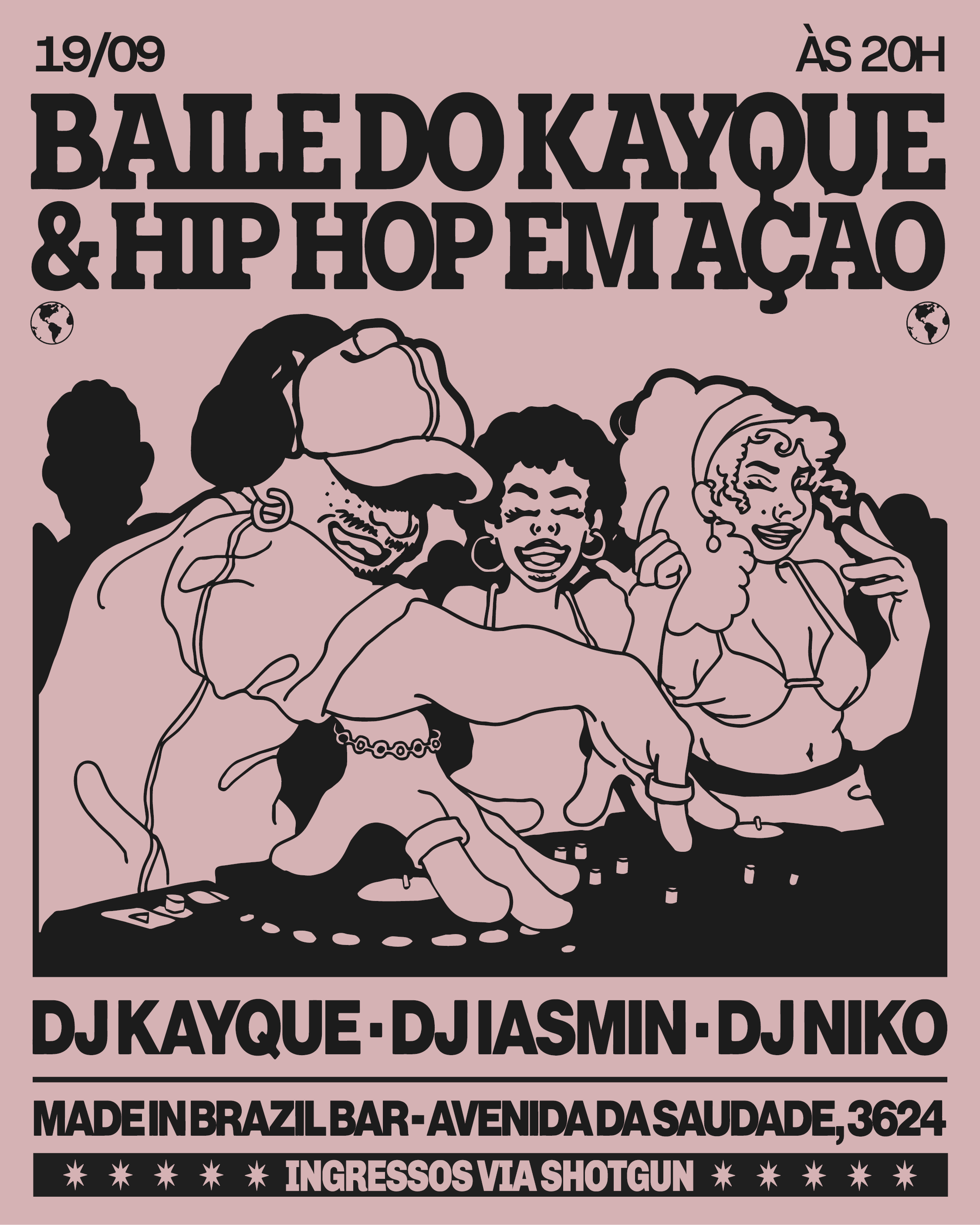 Baile Do Kayque X Hip Hop Em Ação