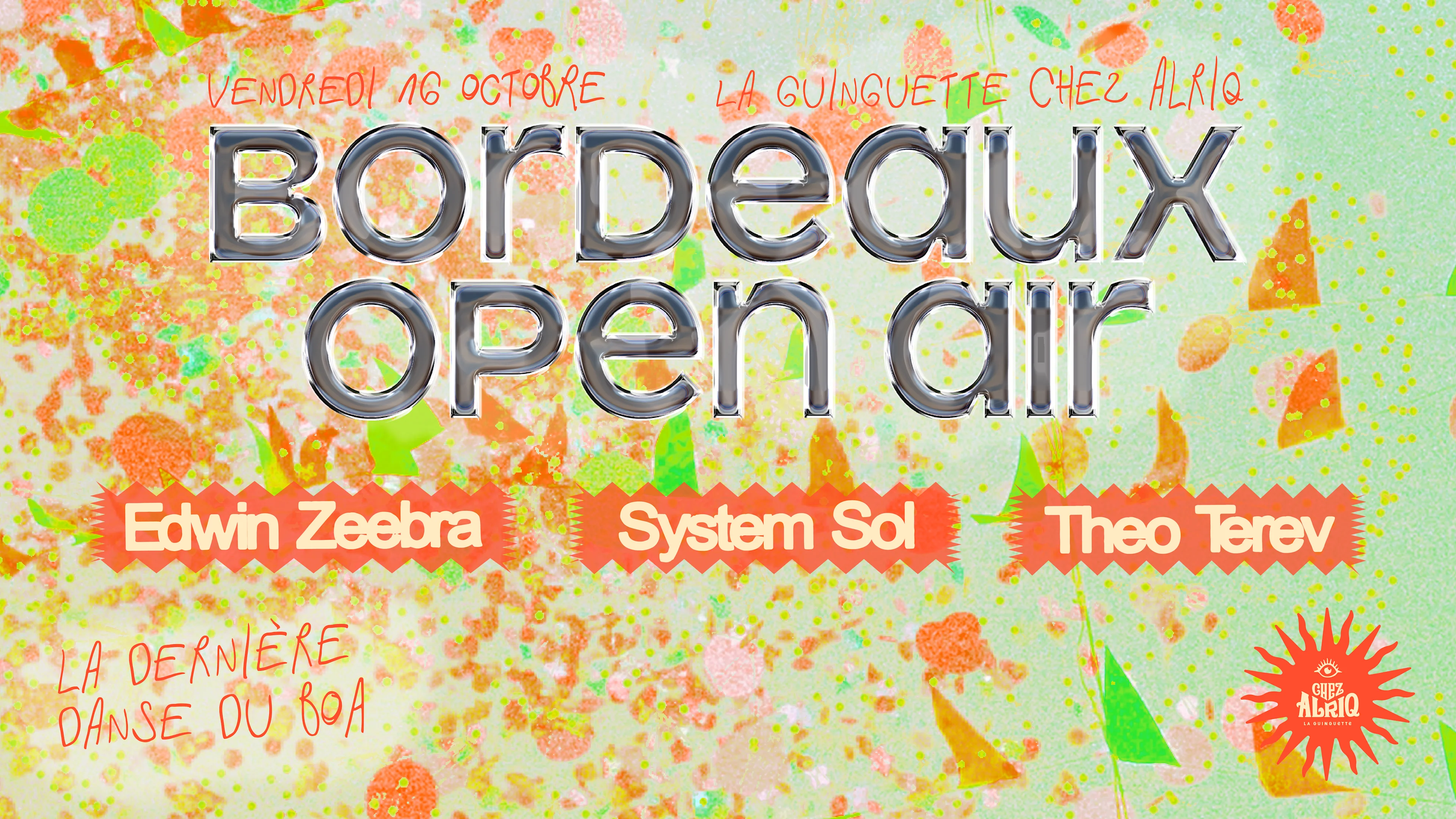 Closing · Bordeaux Open Air Chez Alriq - 16.10