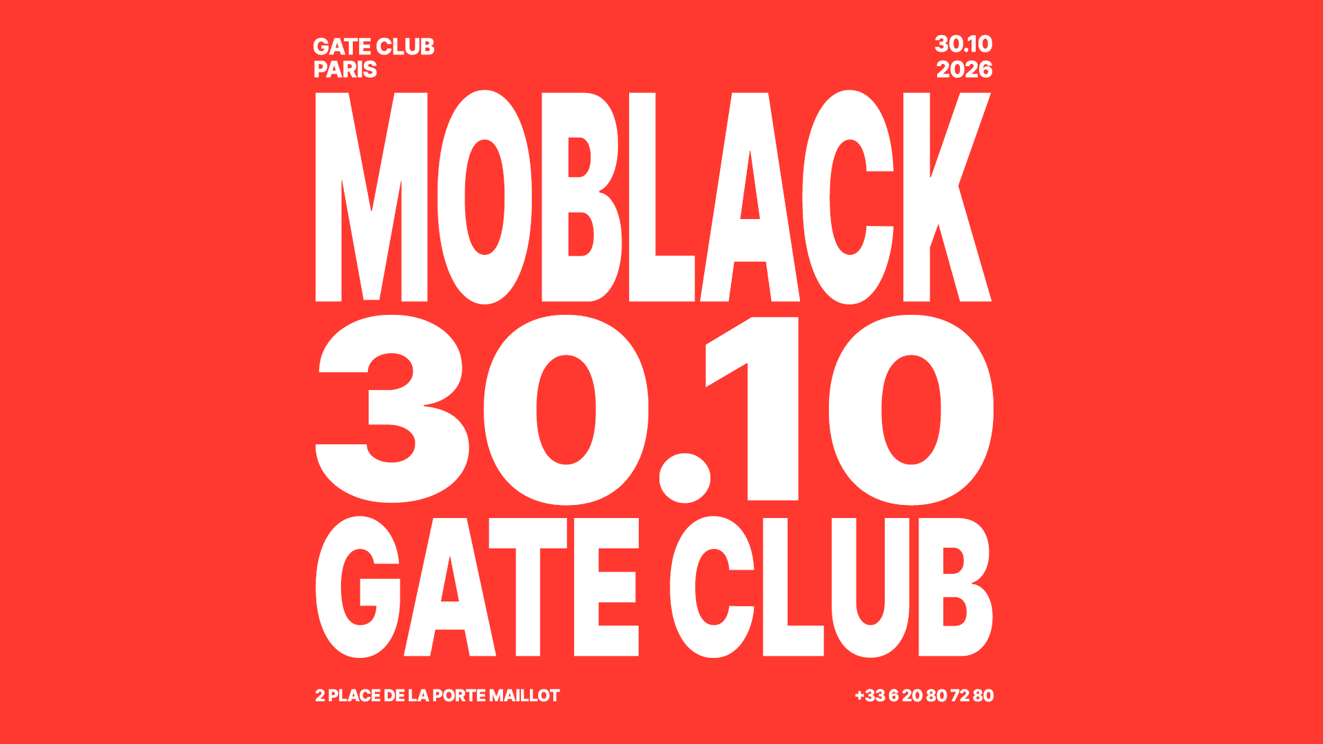 Moblack At Gate Club Paris