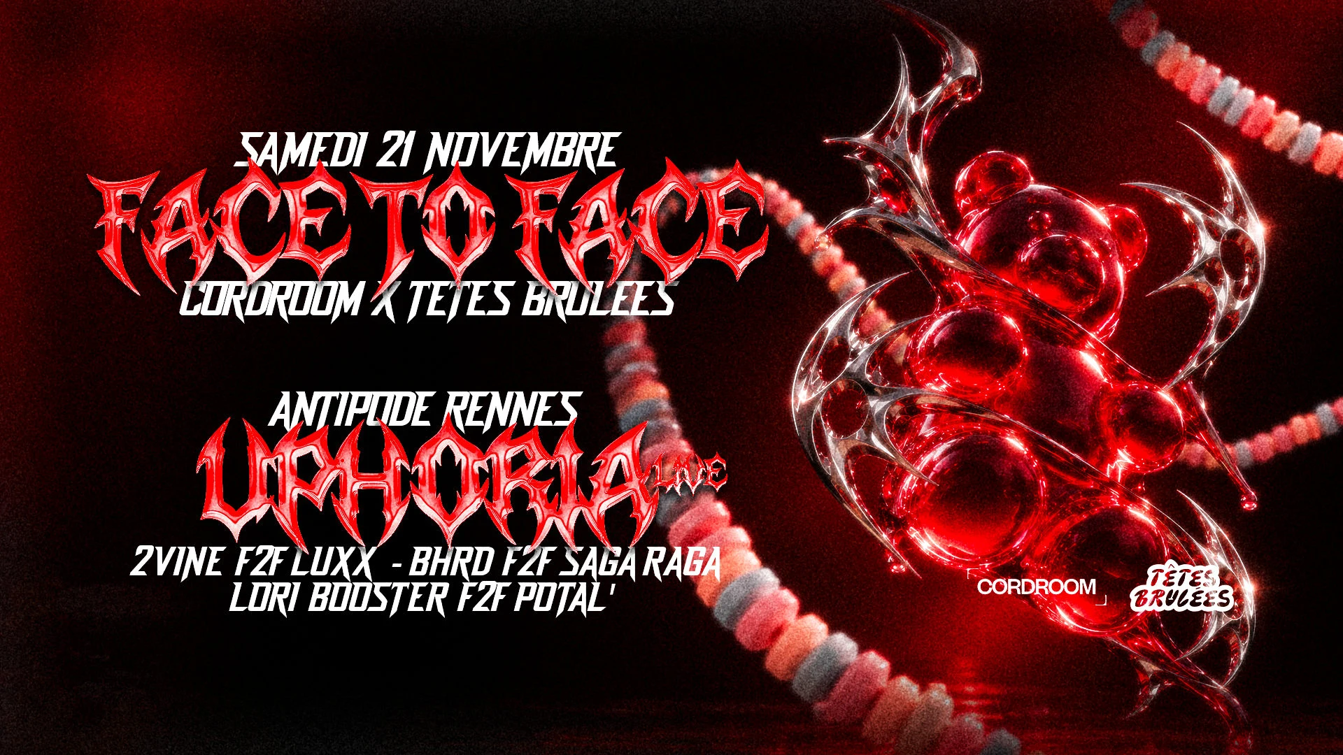 Cord Room X Têtes Brulées ⚠️Tickets Sur Le Site Antipode ⚠️