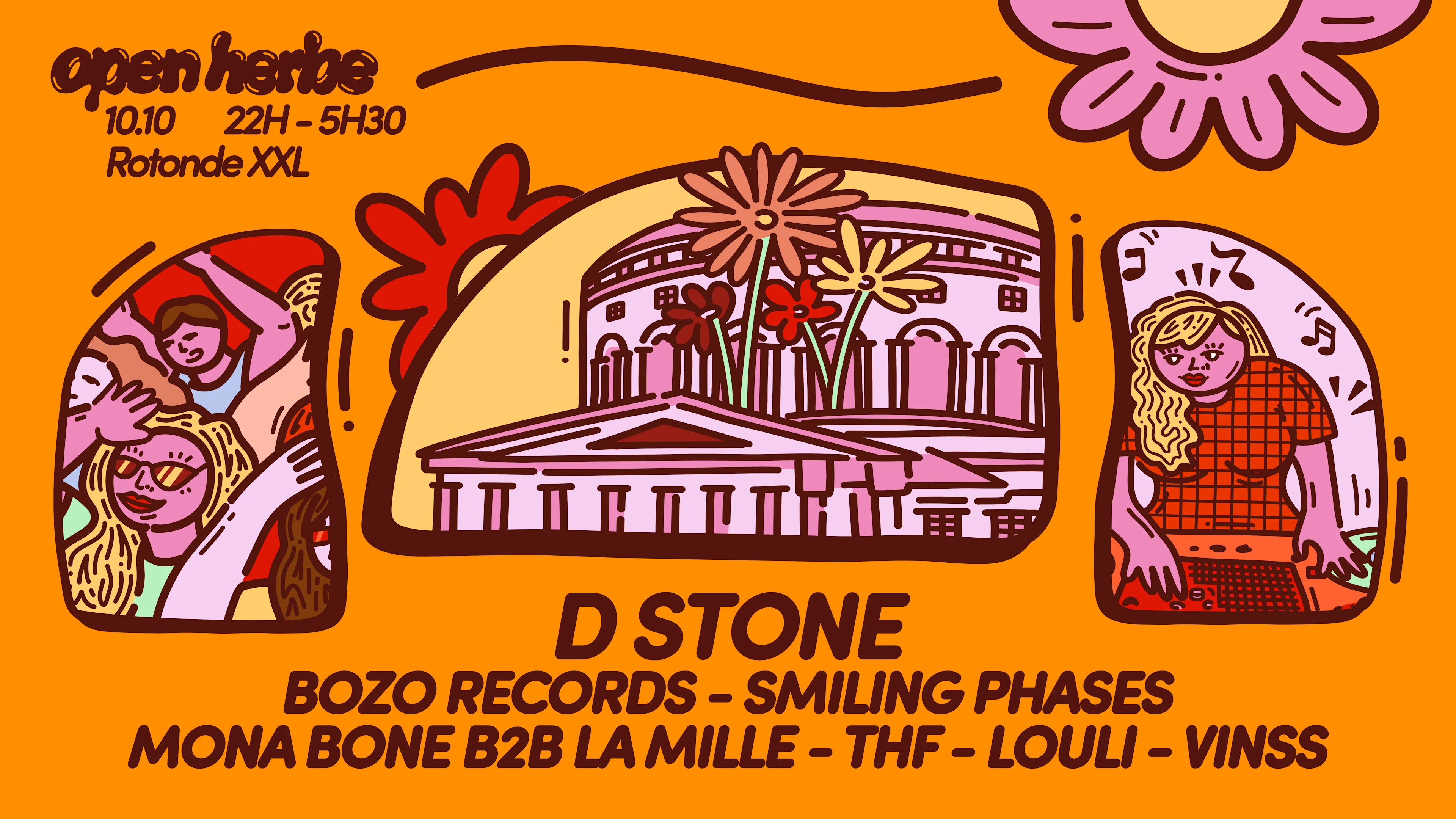 Open Herbe Xxl · D Stone, Smiling Phases, Bozo & More