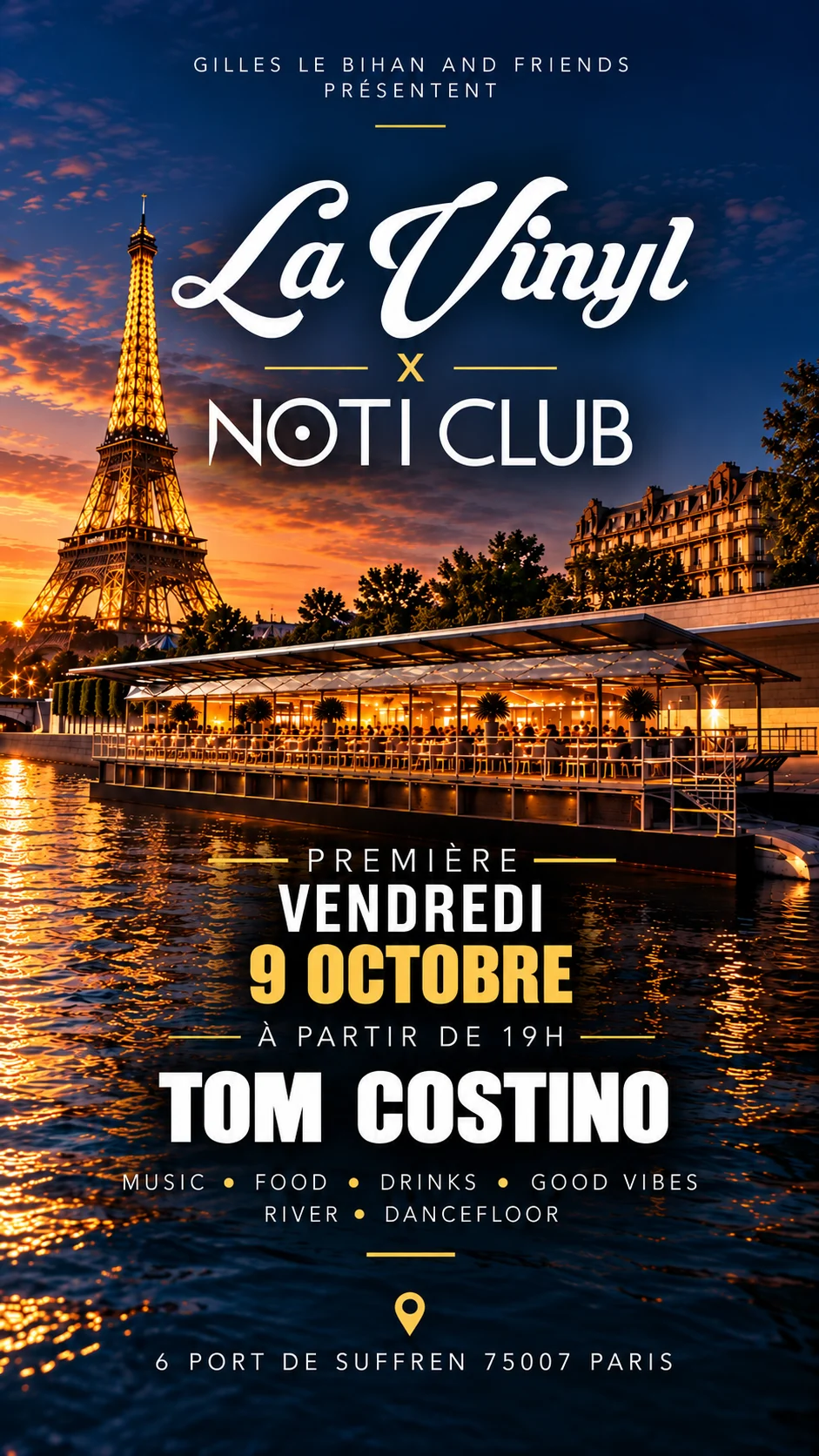 Premiére Au Noti Club Vendredi 9 Octobre Avec Tom Costino