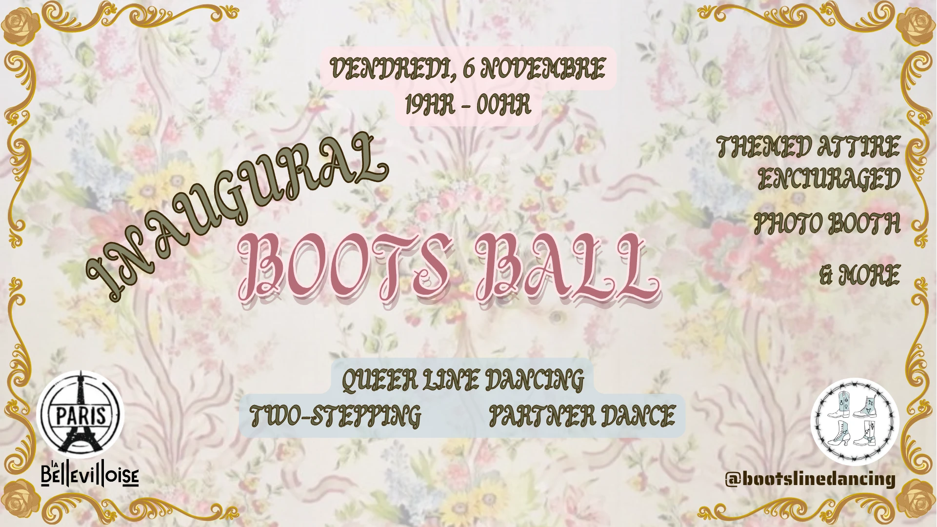 Inaugural Boots Ball : Queer Line Dance & Partner Dancing