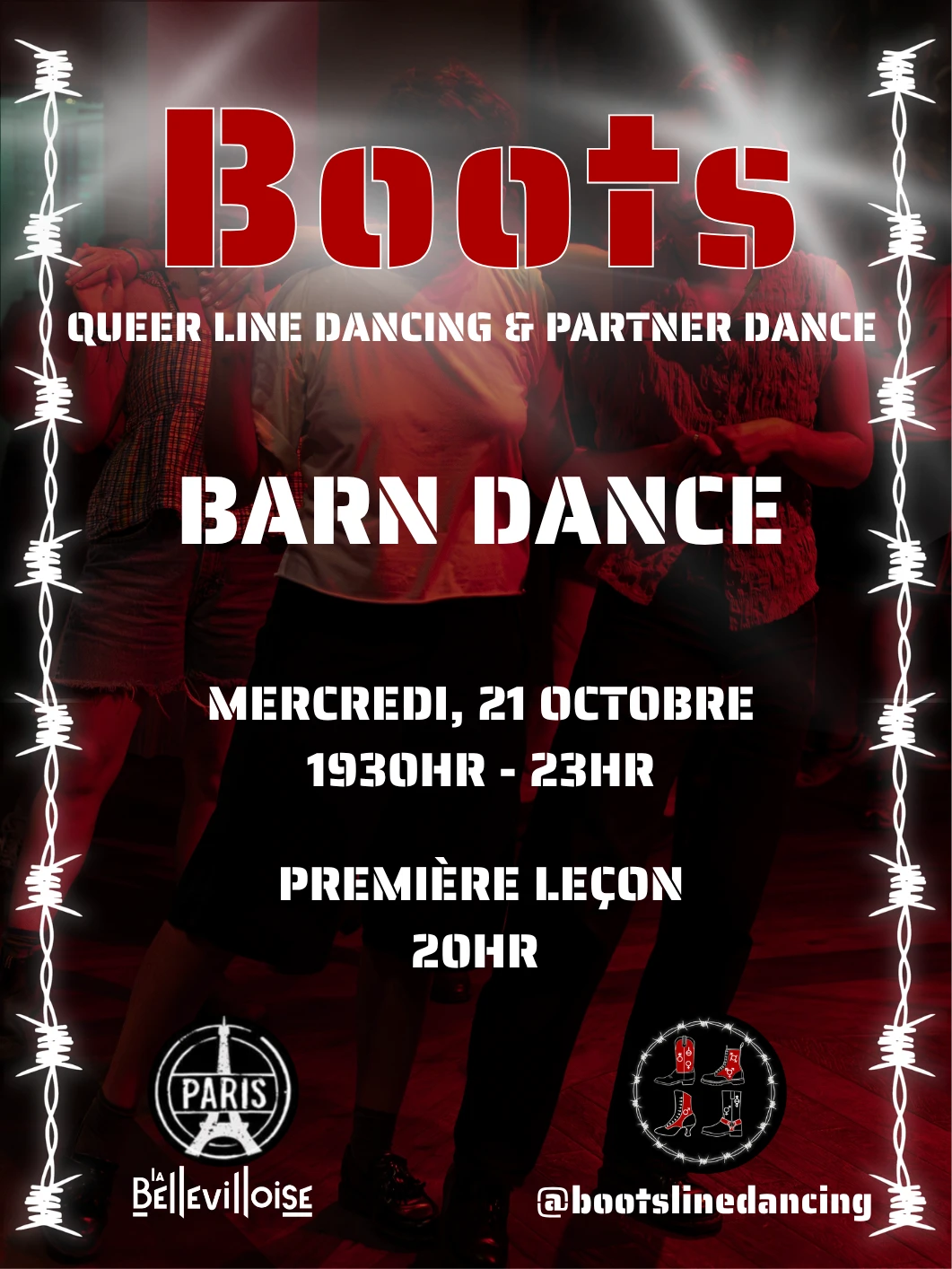 Boots Barn Dance: Queer Line Dance & Partner Dancing | 21.10