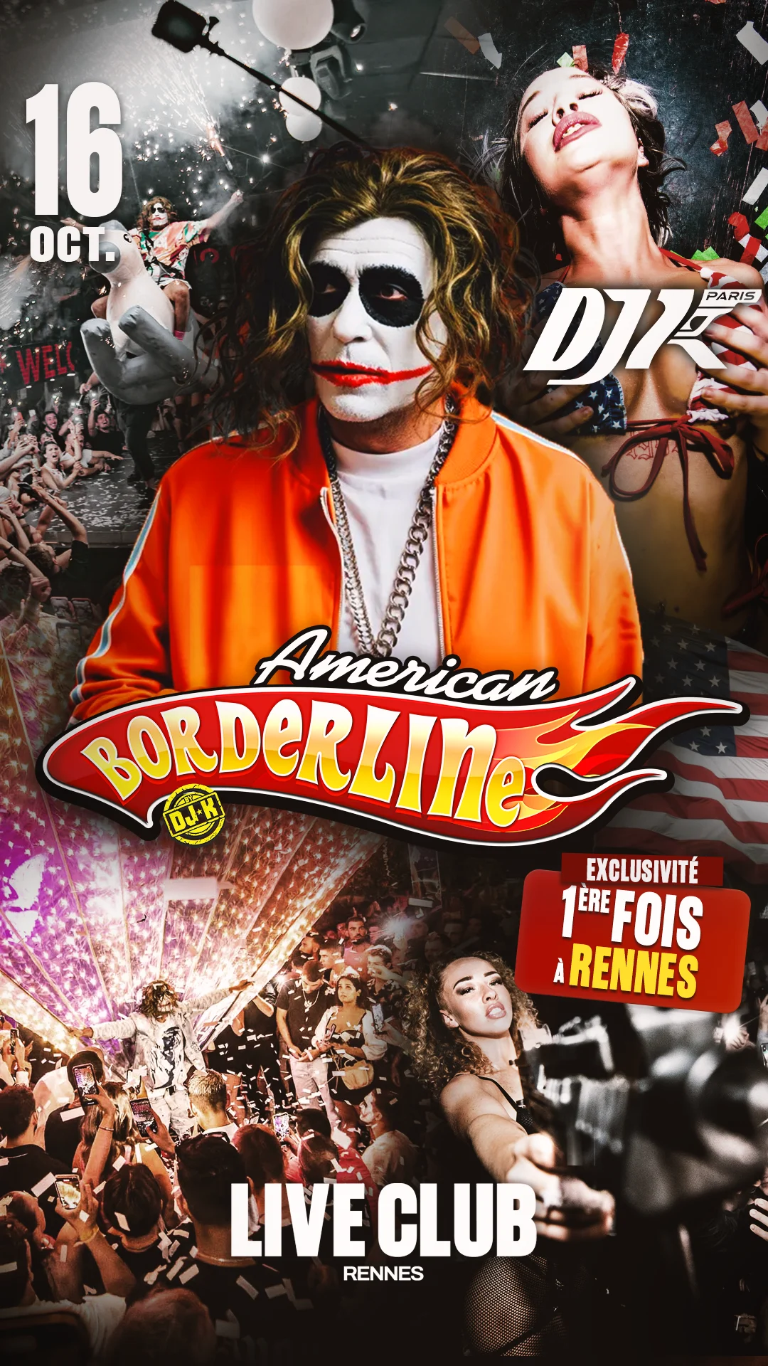 American Bordeline (1er Fois À Rennes) : Dj K