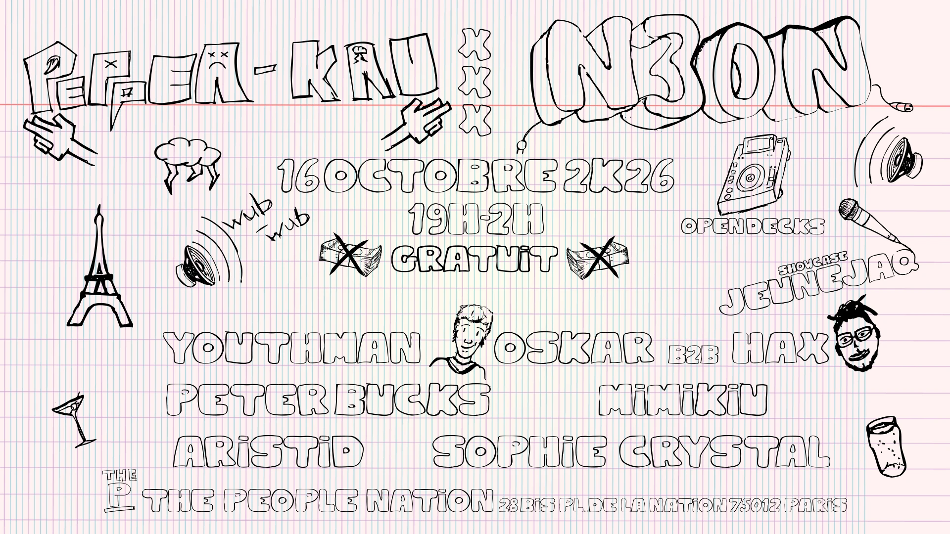 Pepper Kru X N3on @The Ppl Nation