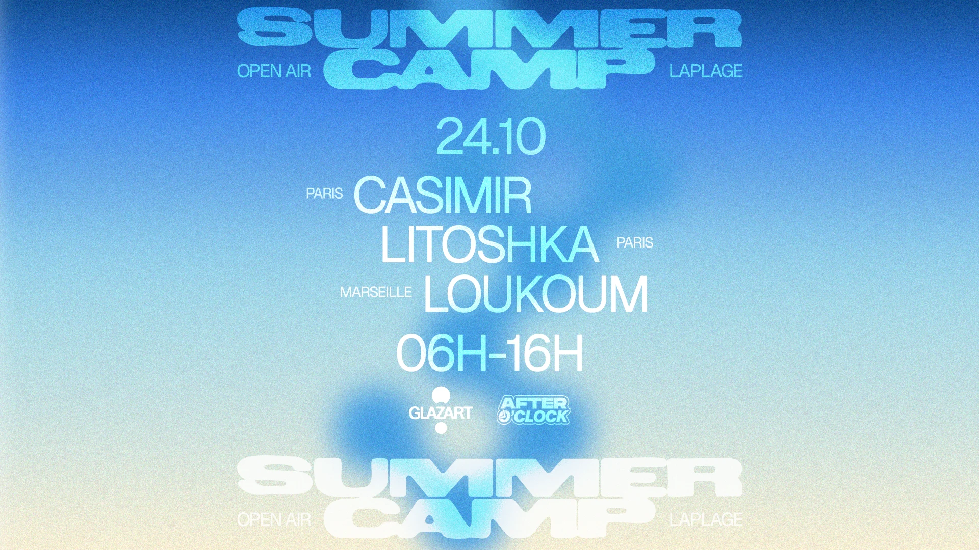 After O'clock X La Plage Open Air : Litoshka, Casimir & More