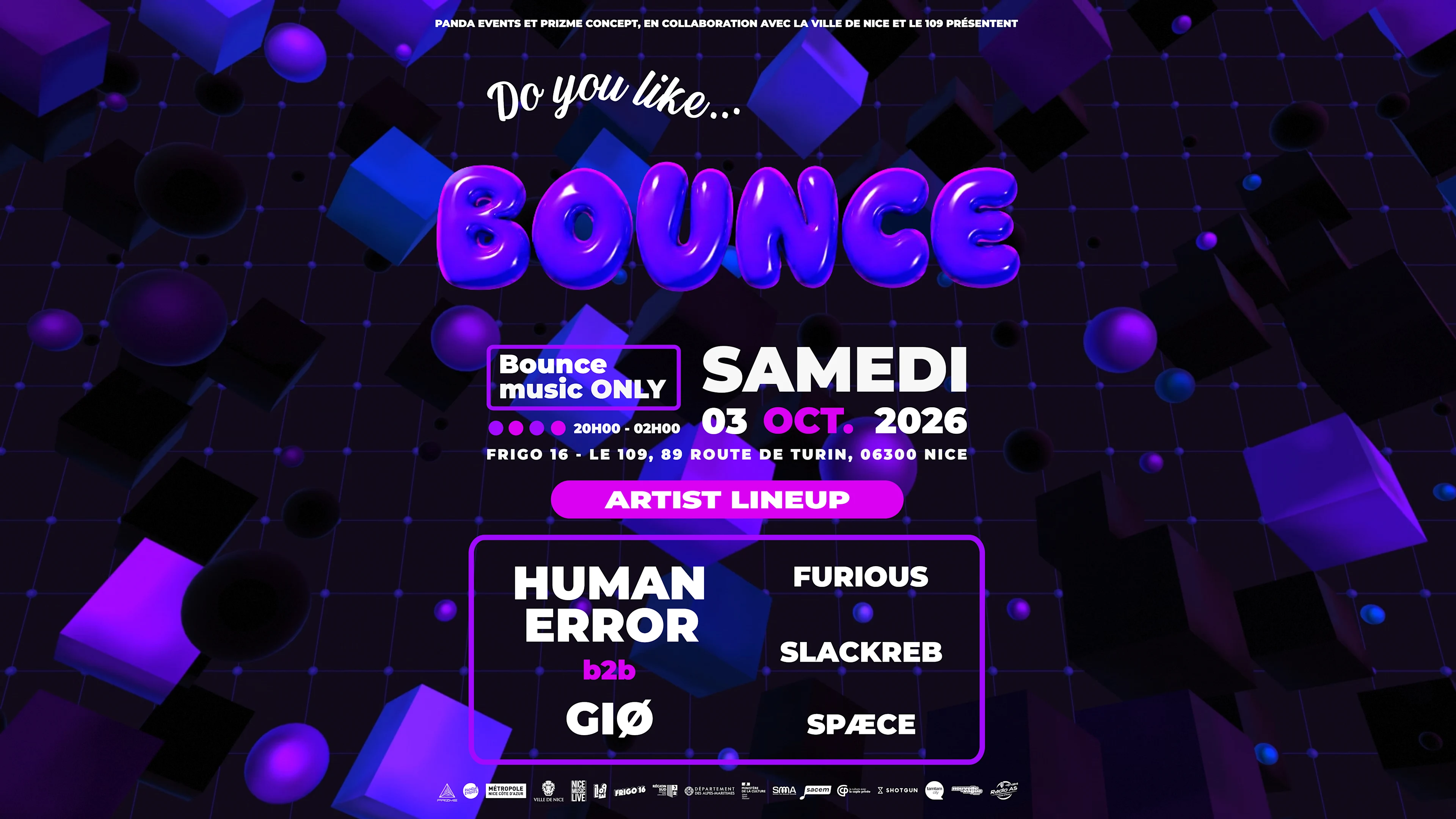 Do You Like... Bounce ? @ Frigo16 - Le 109 [Nice]