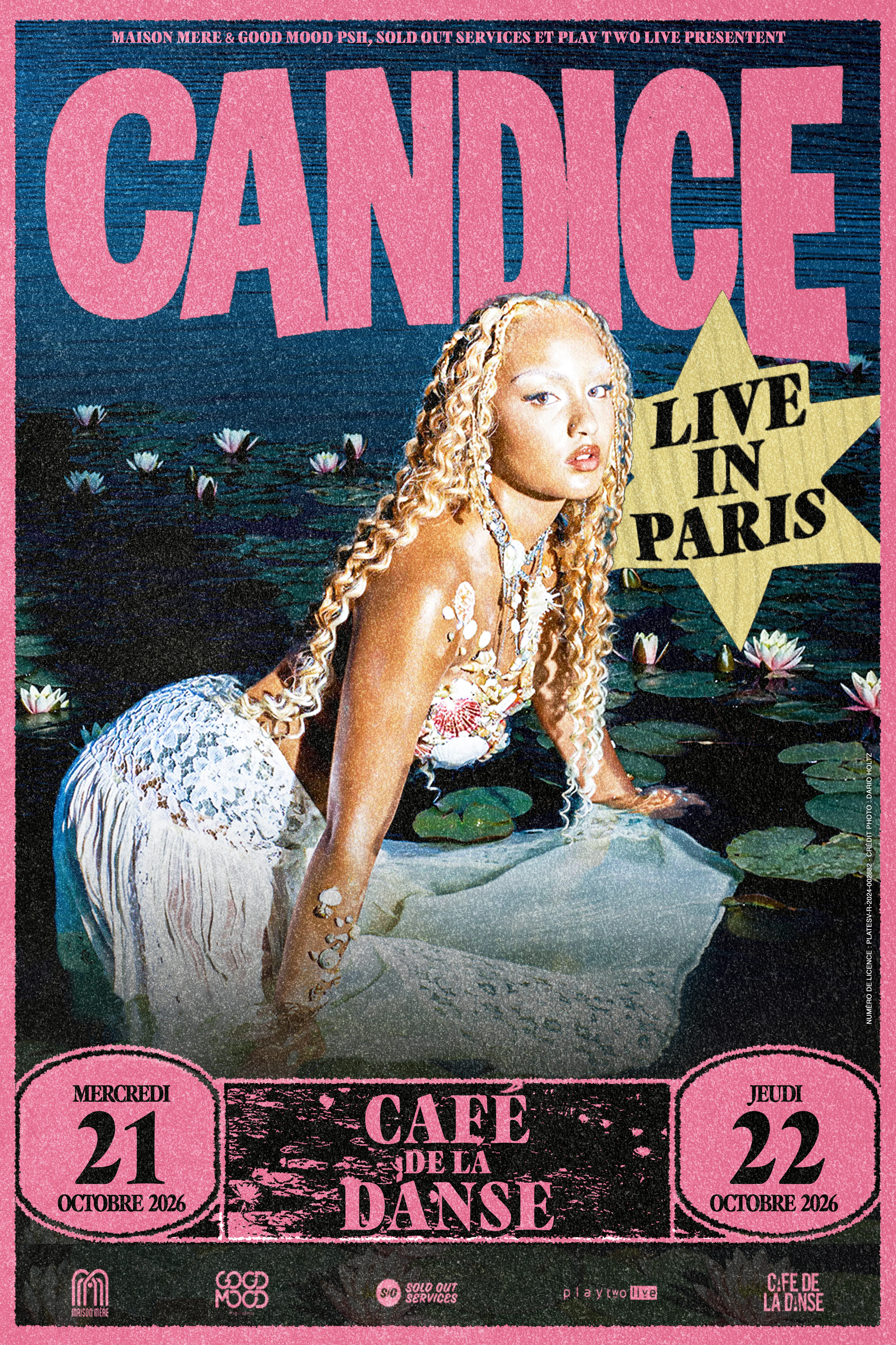 Candice Au Café De La Danse - Paris