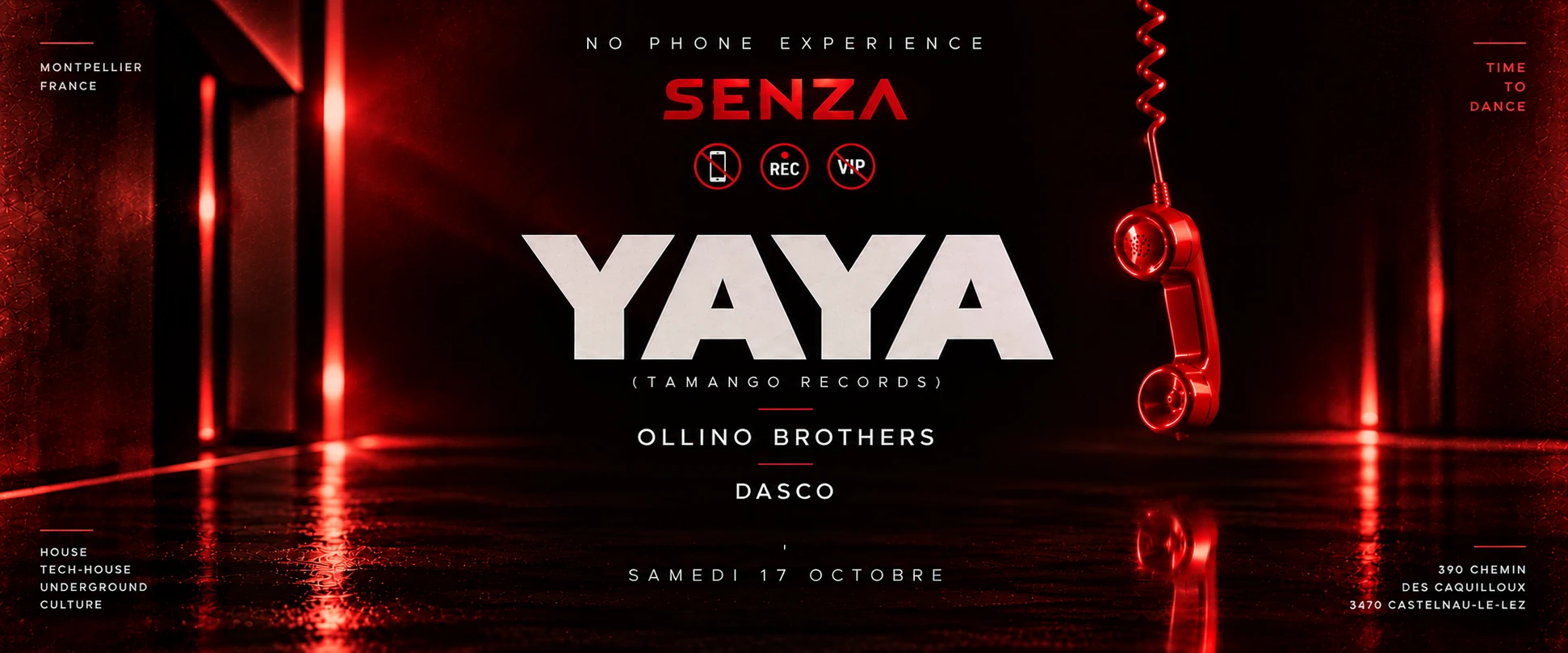 Senza (Opening Season) Invite : Yaya