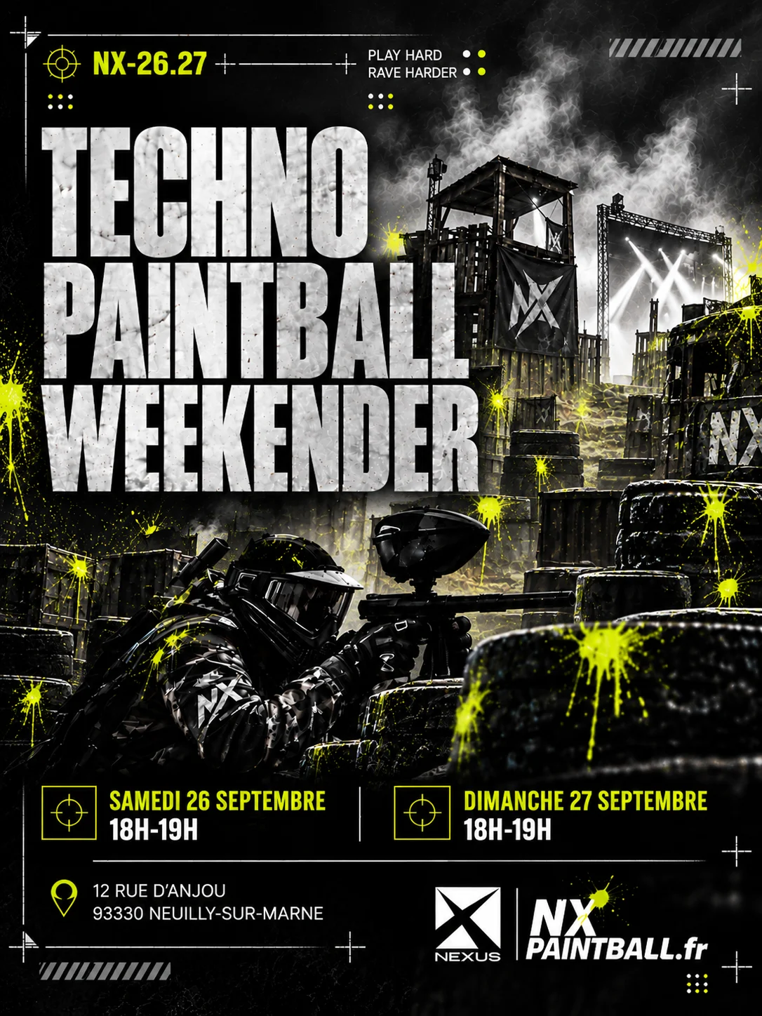 Nexus X Nx Paintball : Techno Paintball Weekender 8