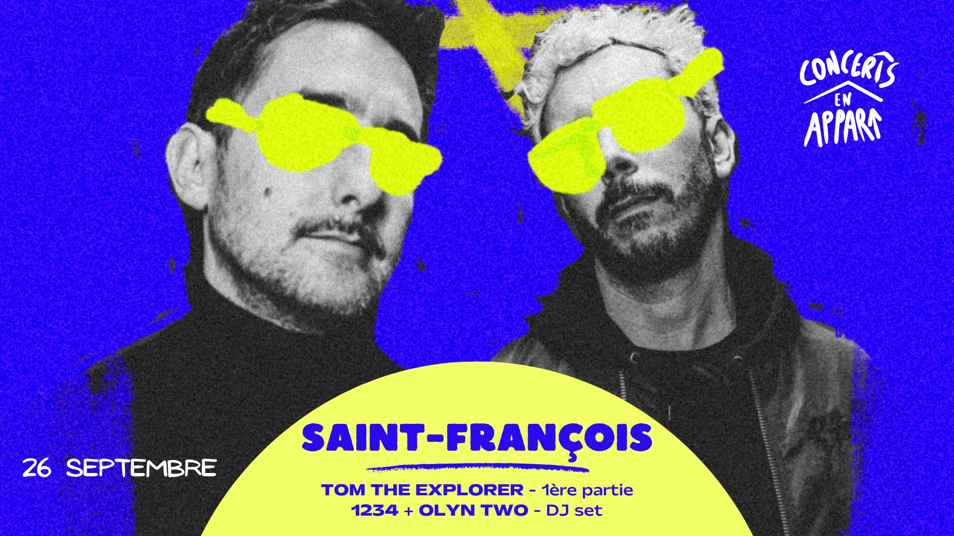 Concert En Appart | Saint François + Tom The Explorer + Djs