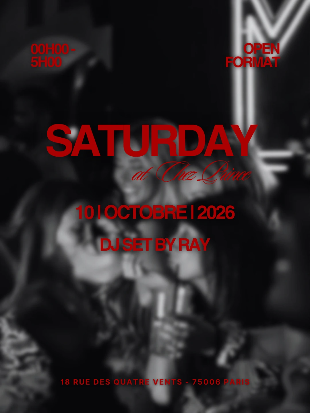 Samedi Open Format Chez Prince