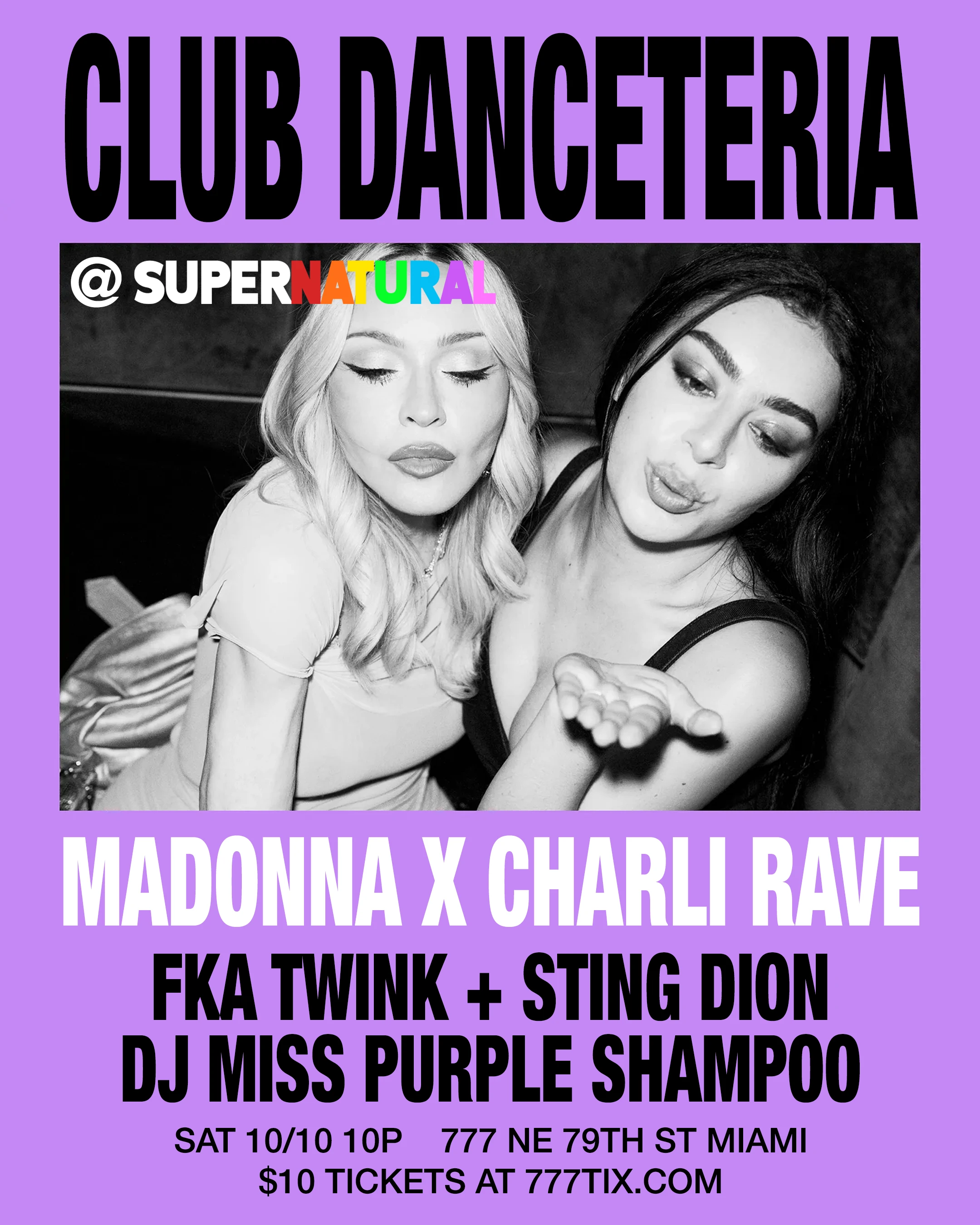 Club Danceteria: Madonna X Charli Rave
