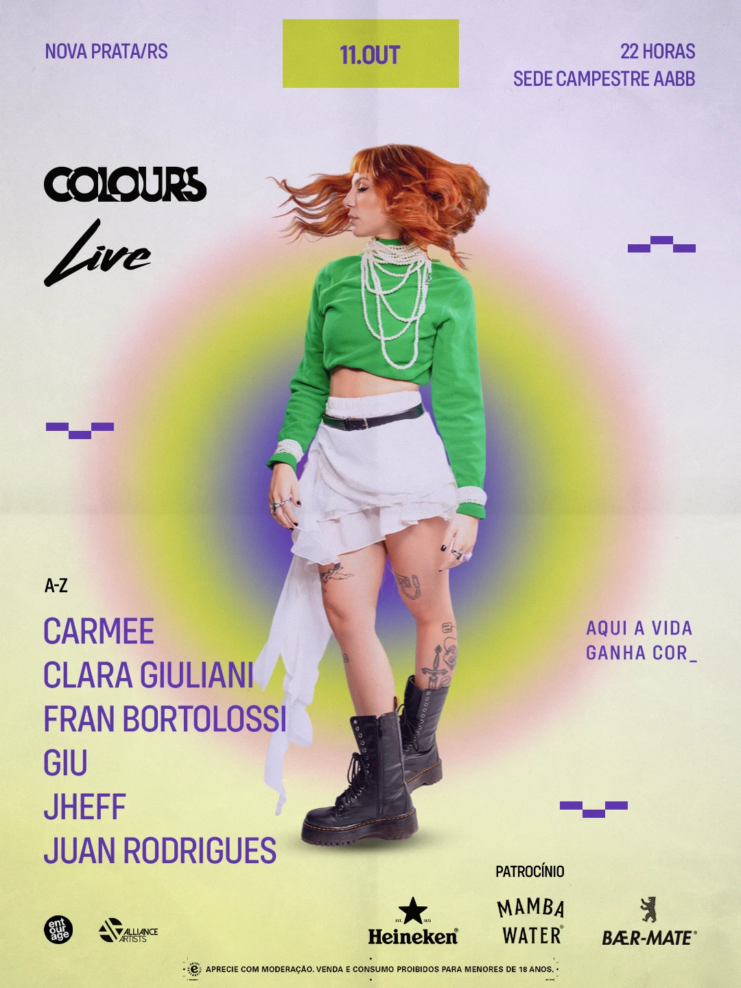 Colours & Live Advanced Apresentam Giu E Mais