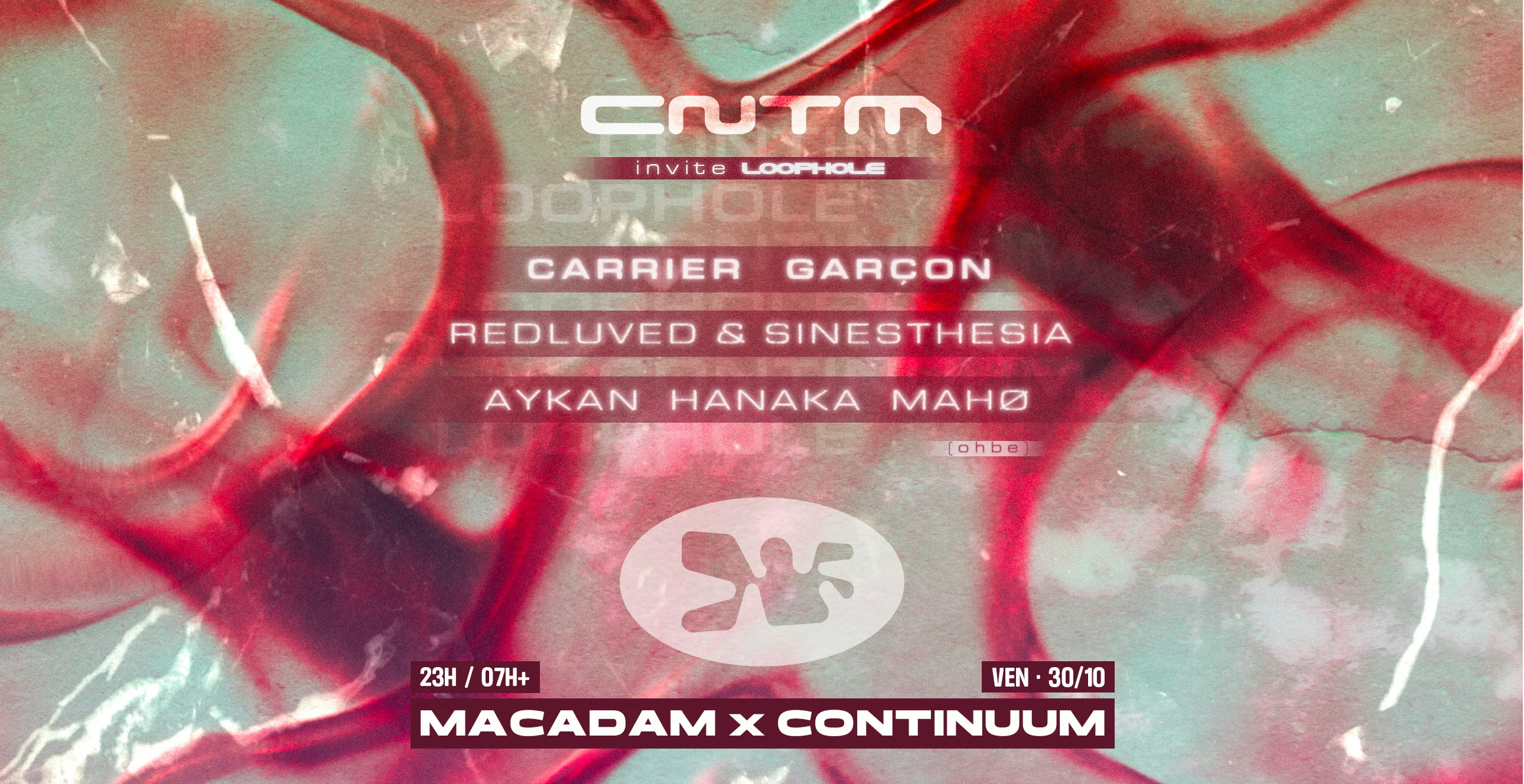 Macadam X Continuum • Garçon ~ Carrier ~ Redluved B2b Sin...
