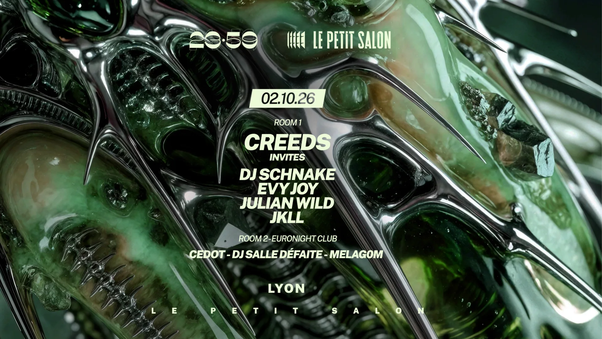 Creeds Invites Dj Schnake, Julian Wild, Jkll & More