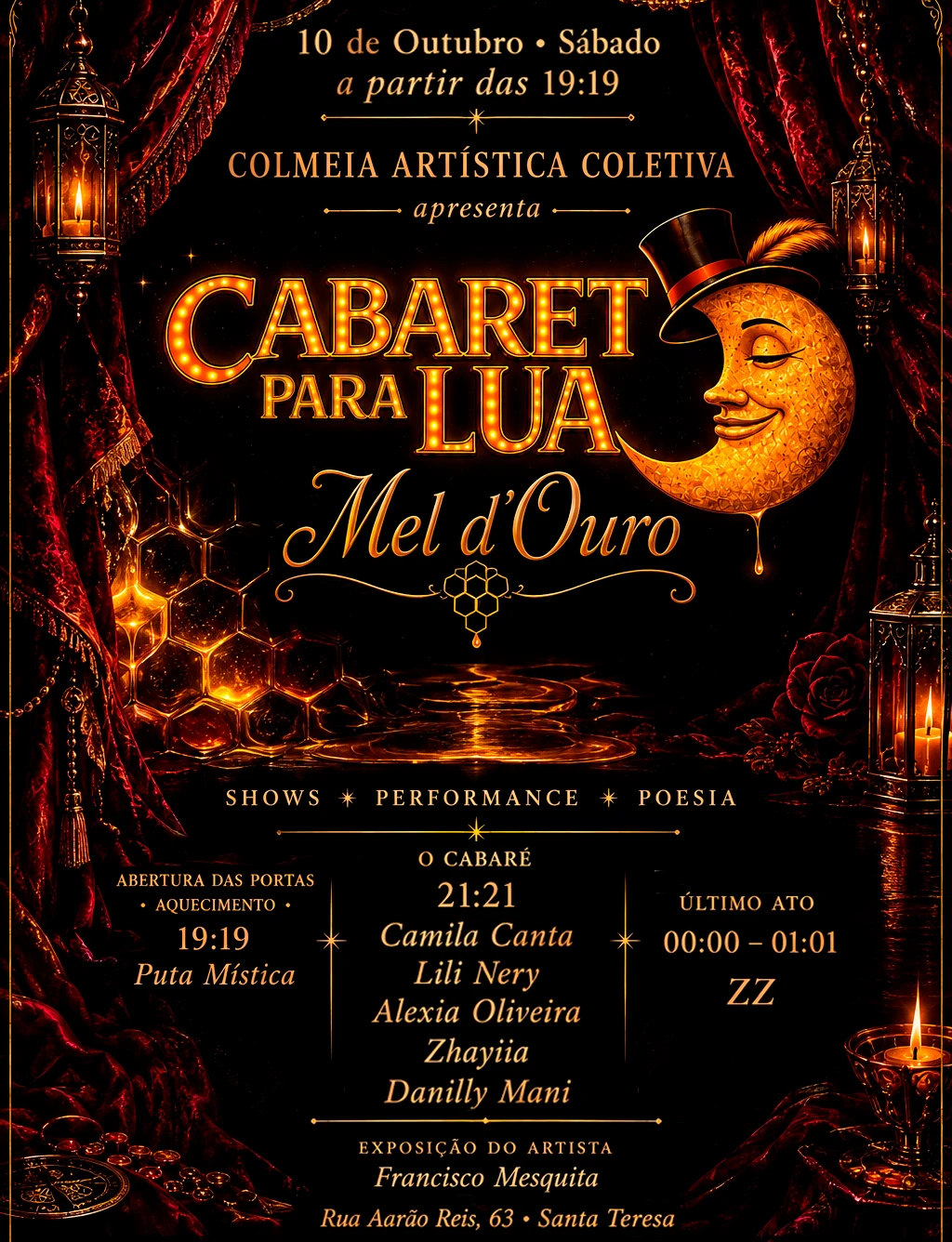 Cabaret Para Lua - Mel D'ouro
