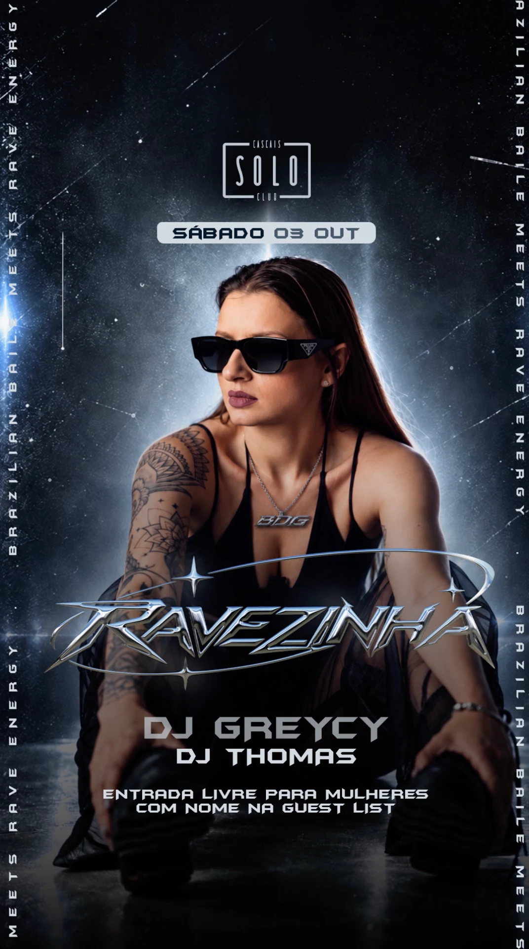 3 Outubro Sábado - Bdg Apresenta Ravezinha