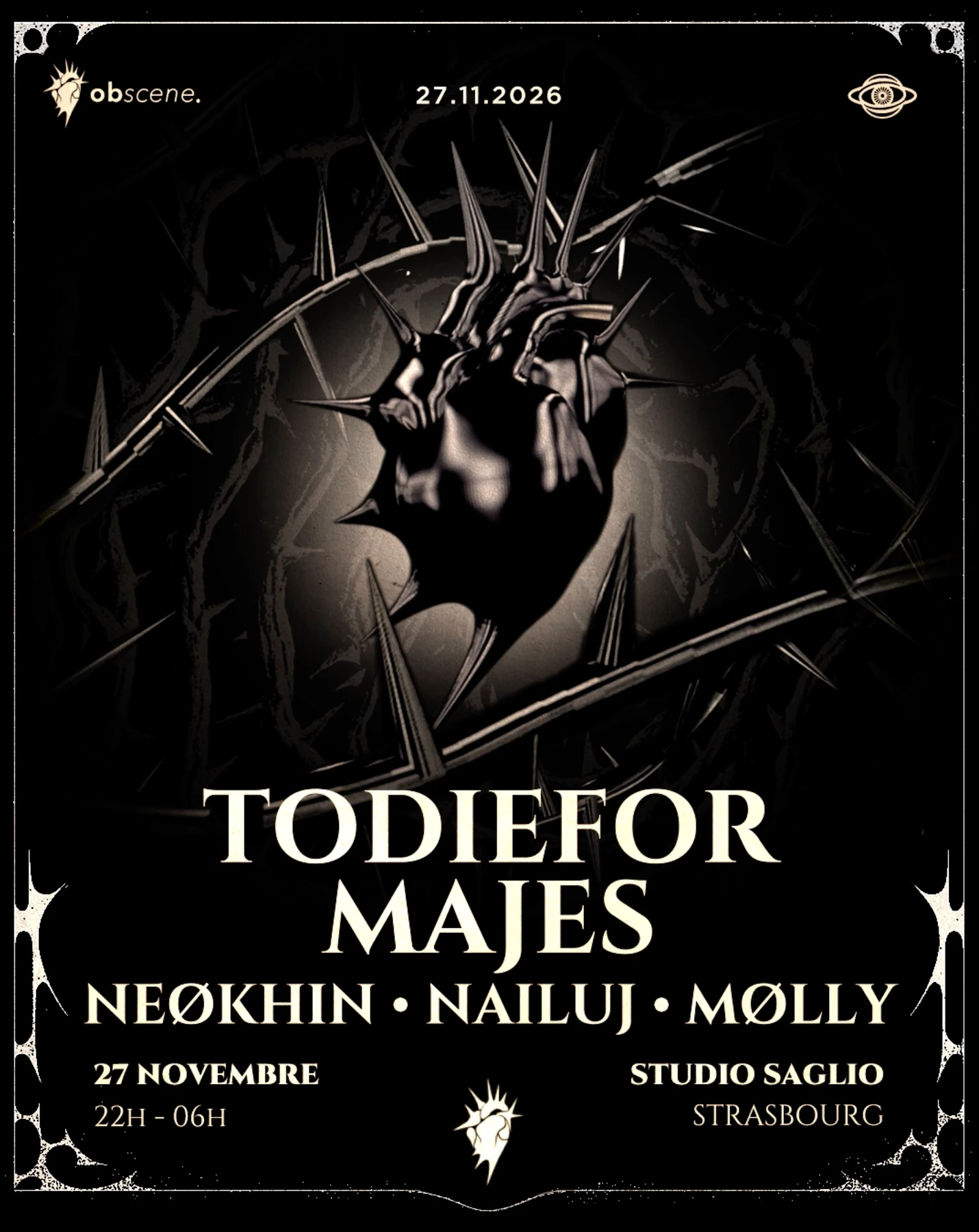 Obscene : Todiefor - Majes - Neøkhin - Mølly - Nailuj