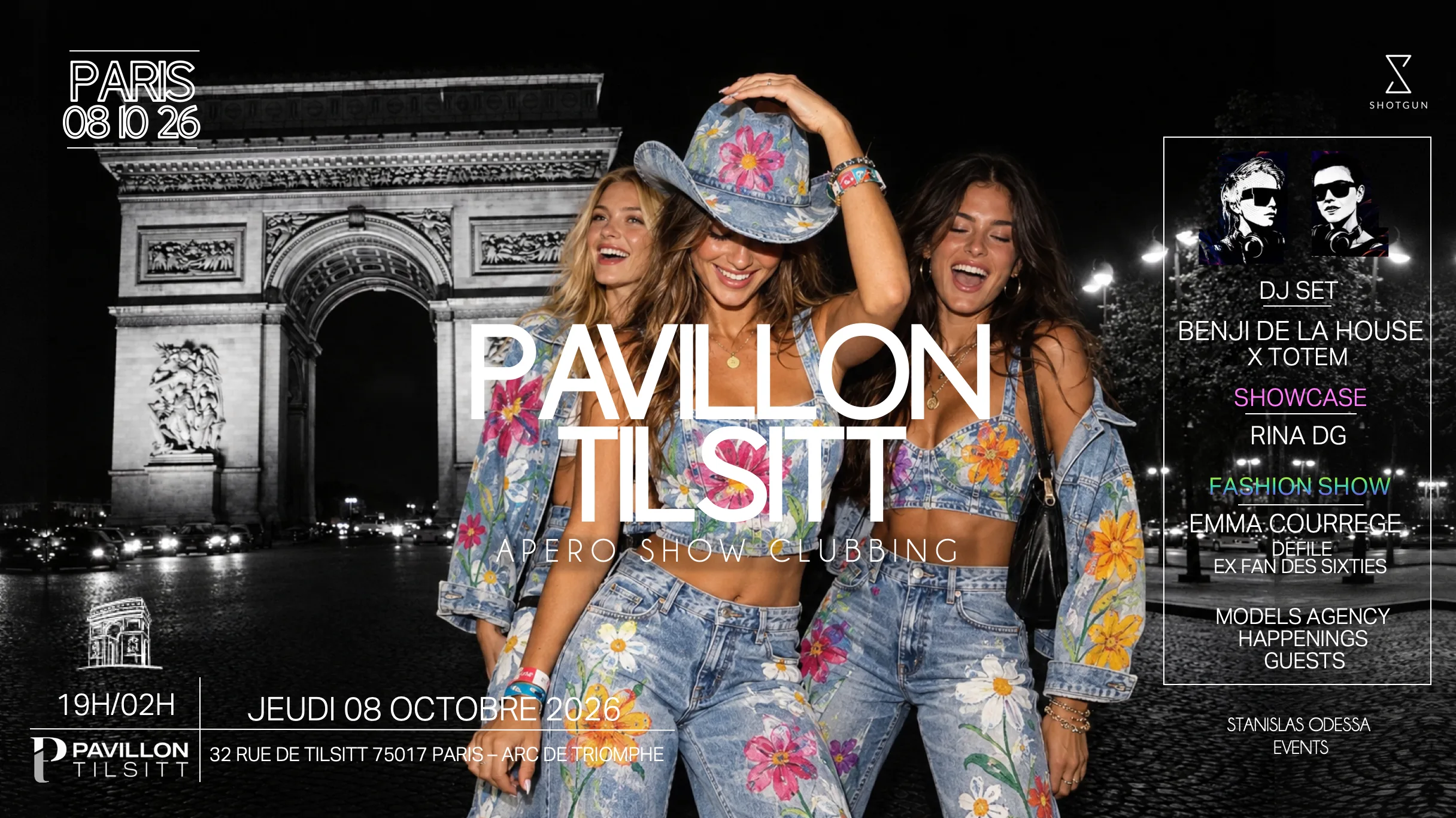 Pavillon Tilsitt Paris ||  Fashion Show / Apero & Clubbing