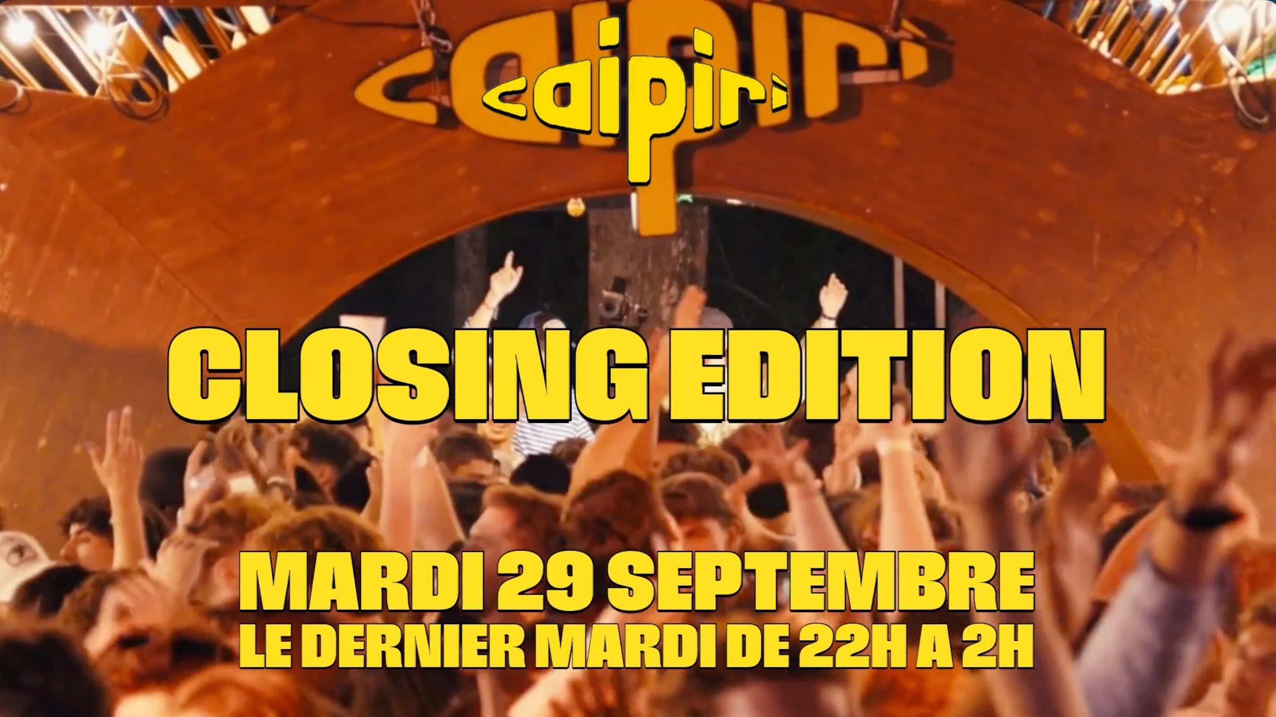 Closing Caipiri Open Air | 29 Septembre @Casatroca