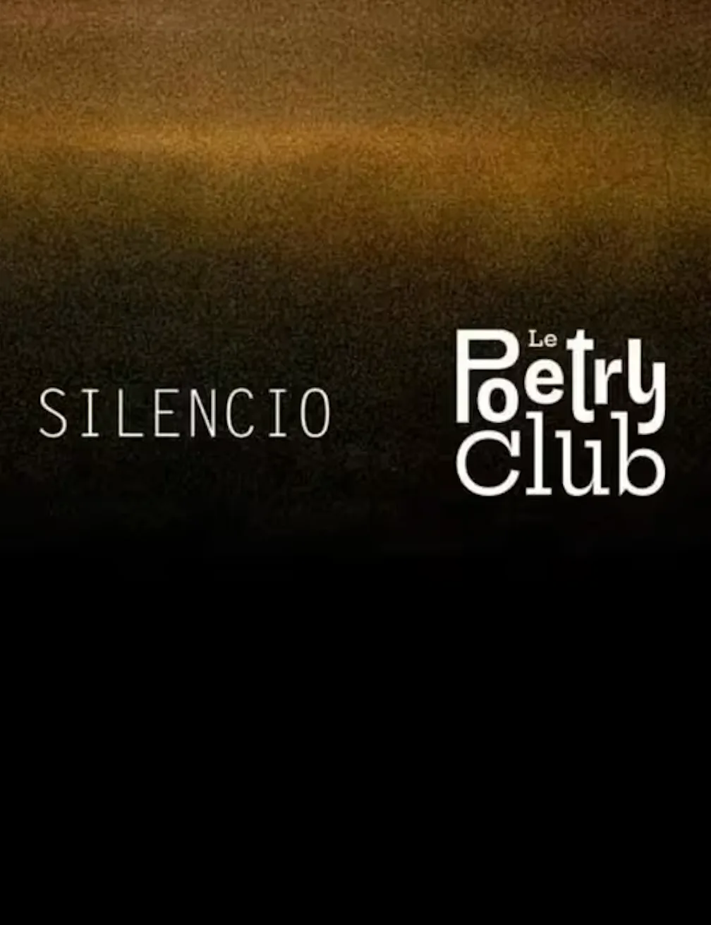 Poetry Sessions #3 - 29/10