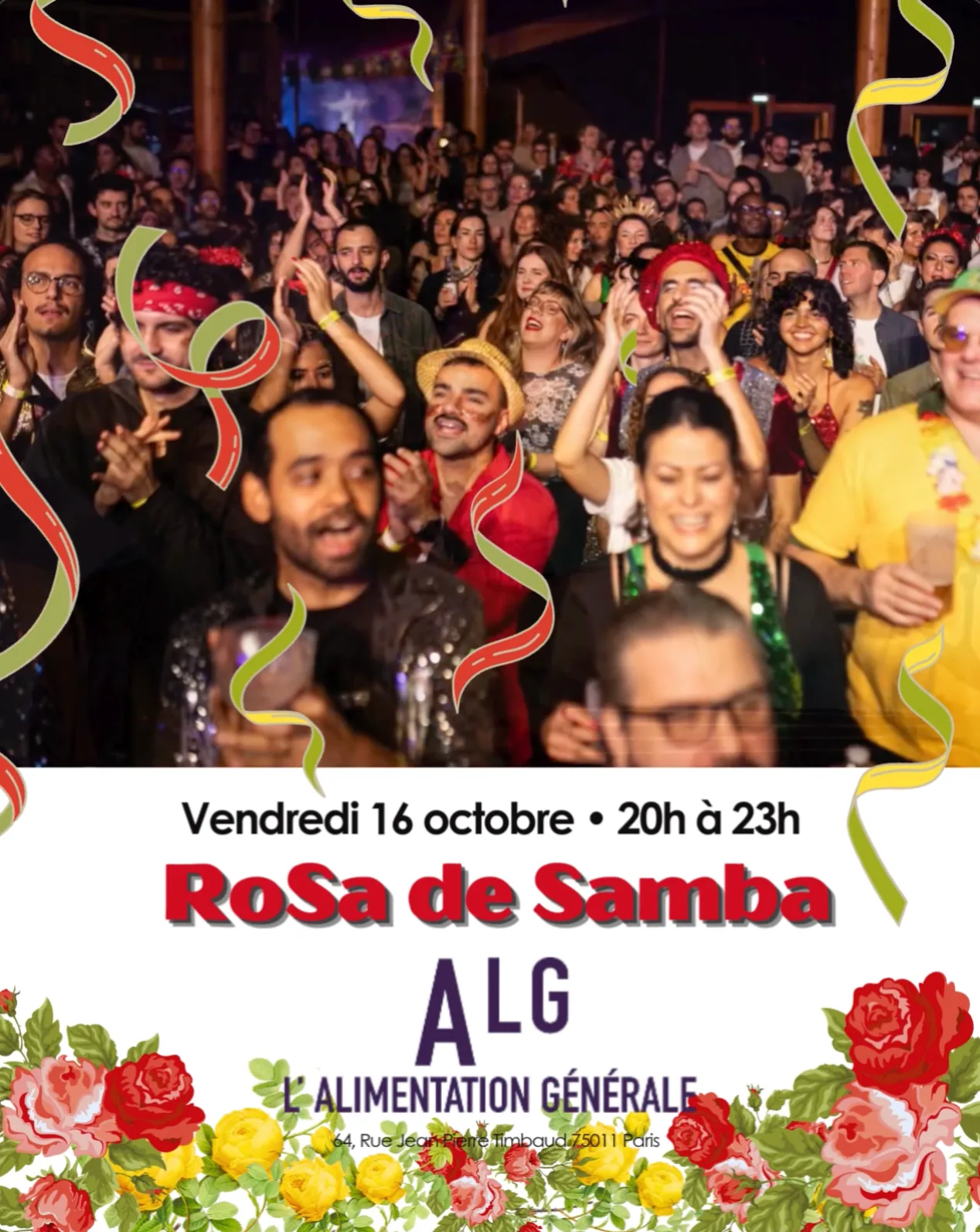Rosa De Samba À L'alimentation Générale Le 16 Octobre