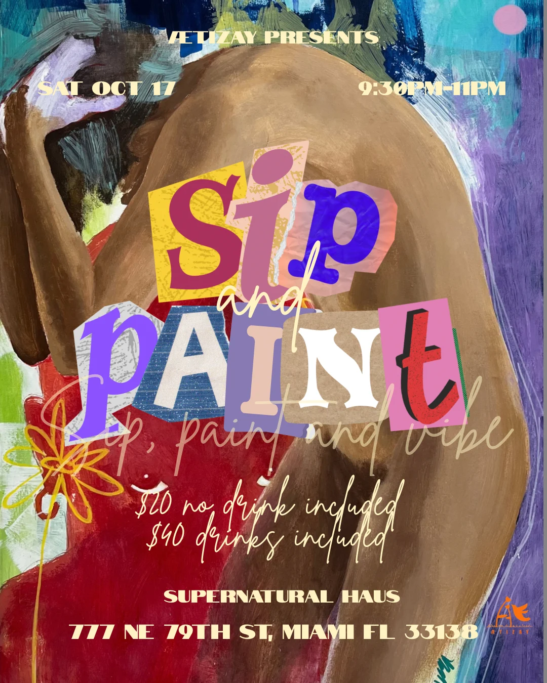 Ætizay Presents: Sip And Paint
