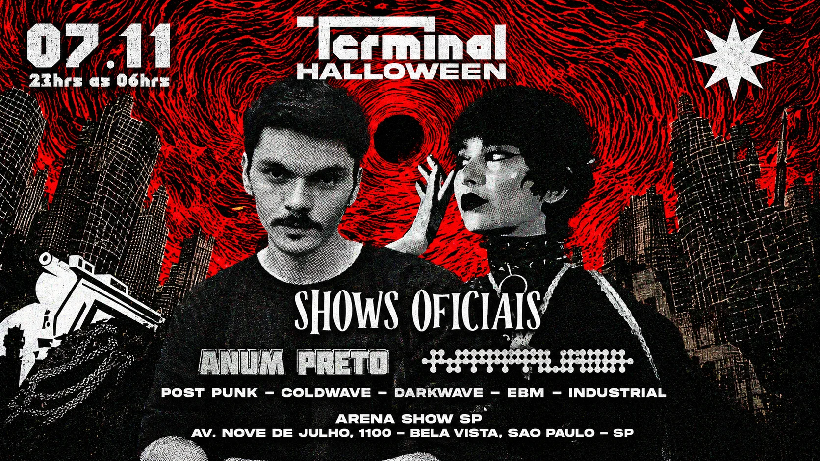 Terminal Halloween: Apresenta Anum Preto & Ratpajama