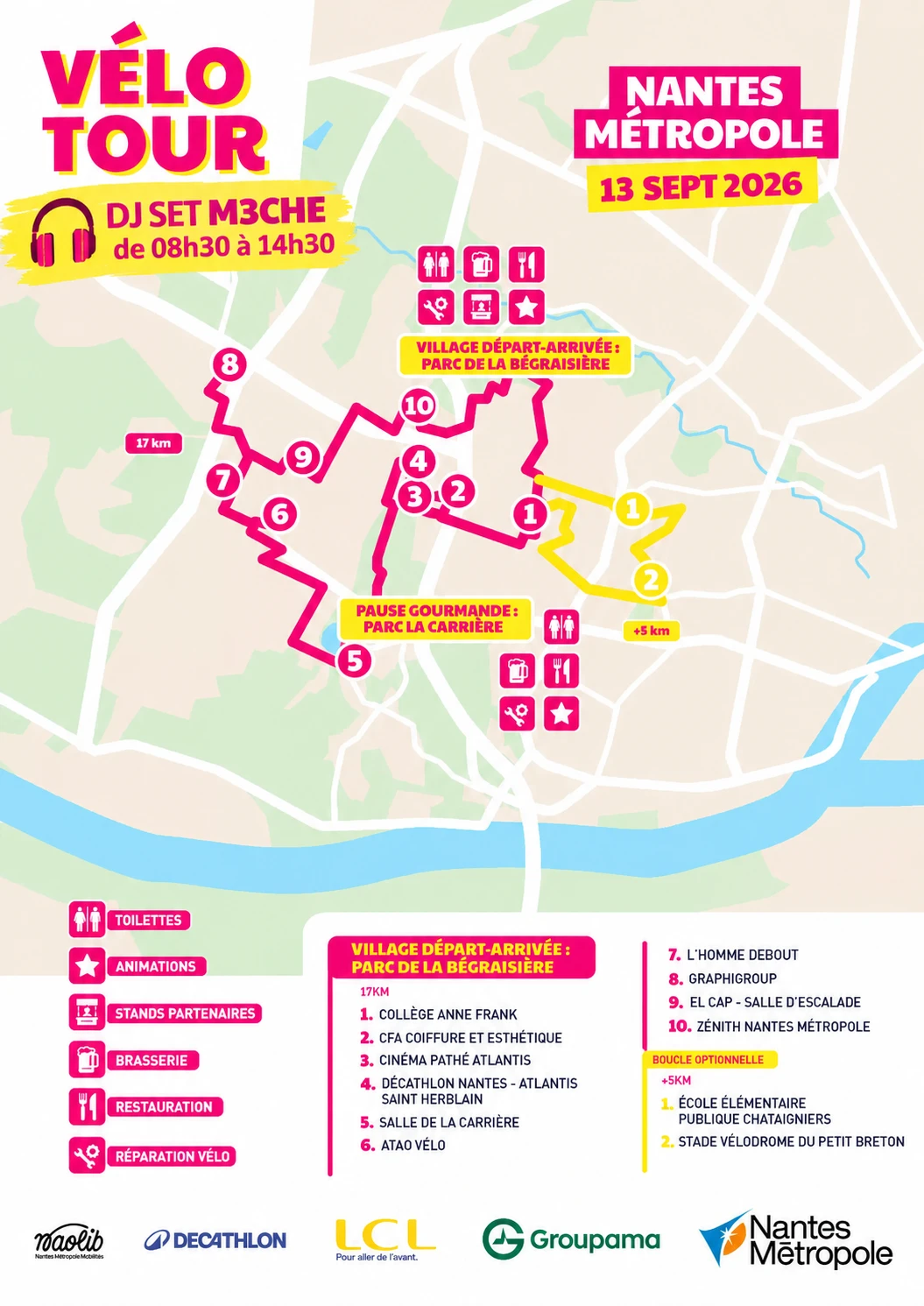 Vélotour Nantes - M3che