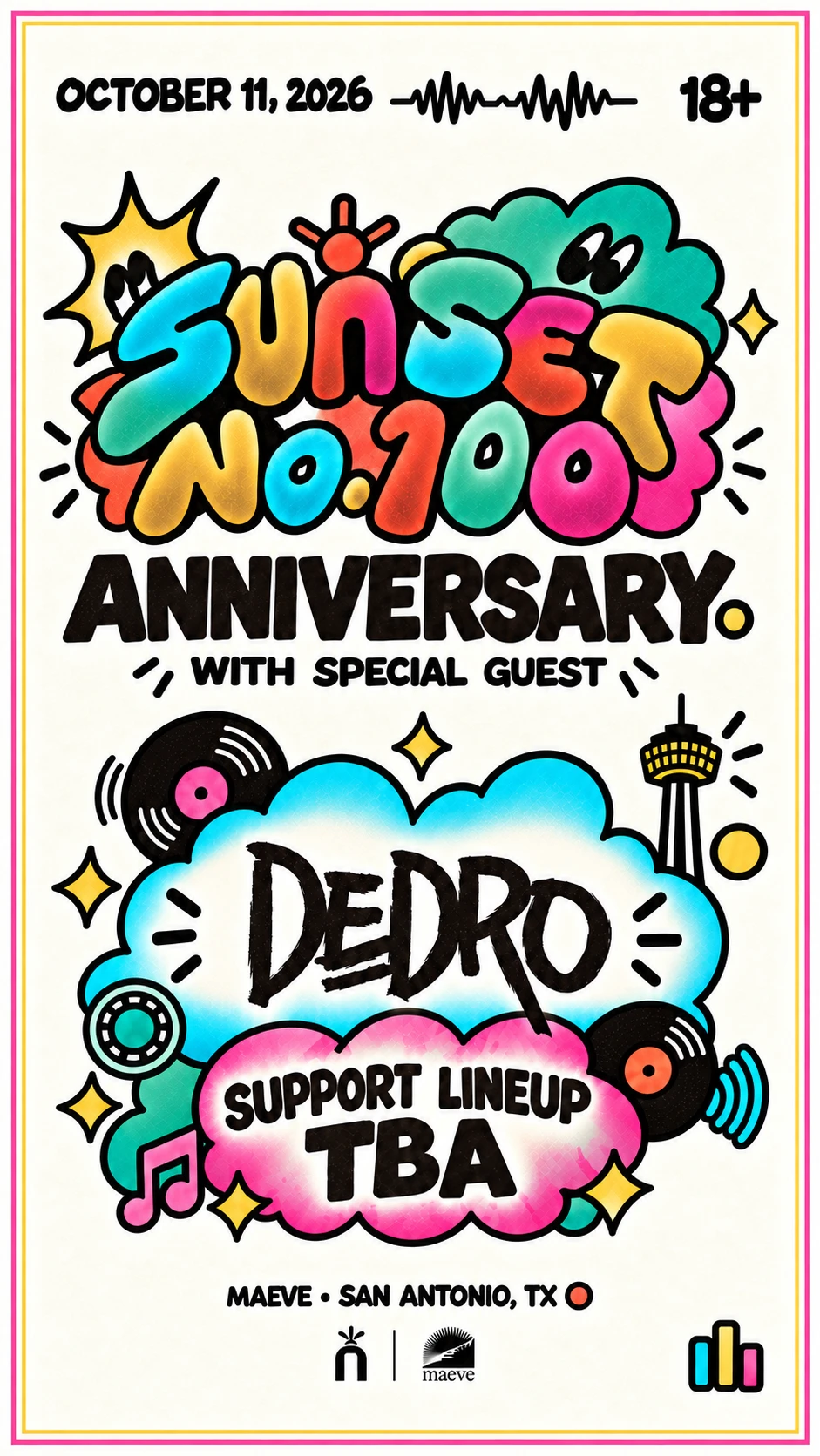 Sunset No. 100 — Dedro + Special Guests
