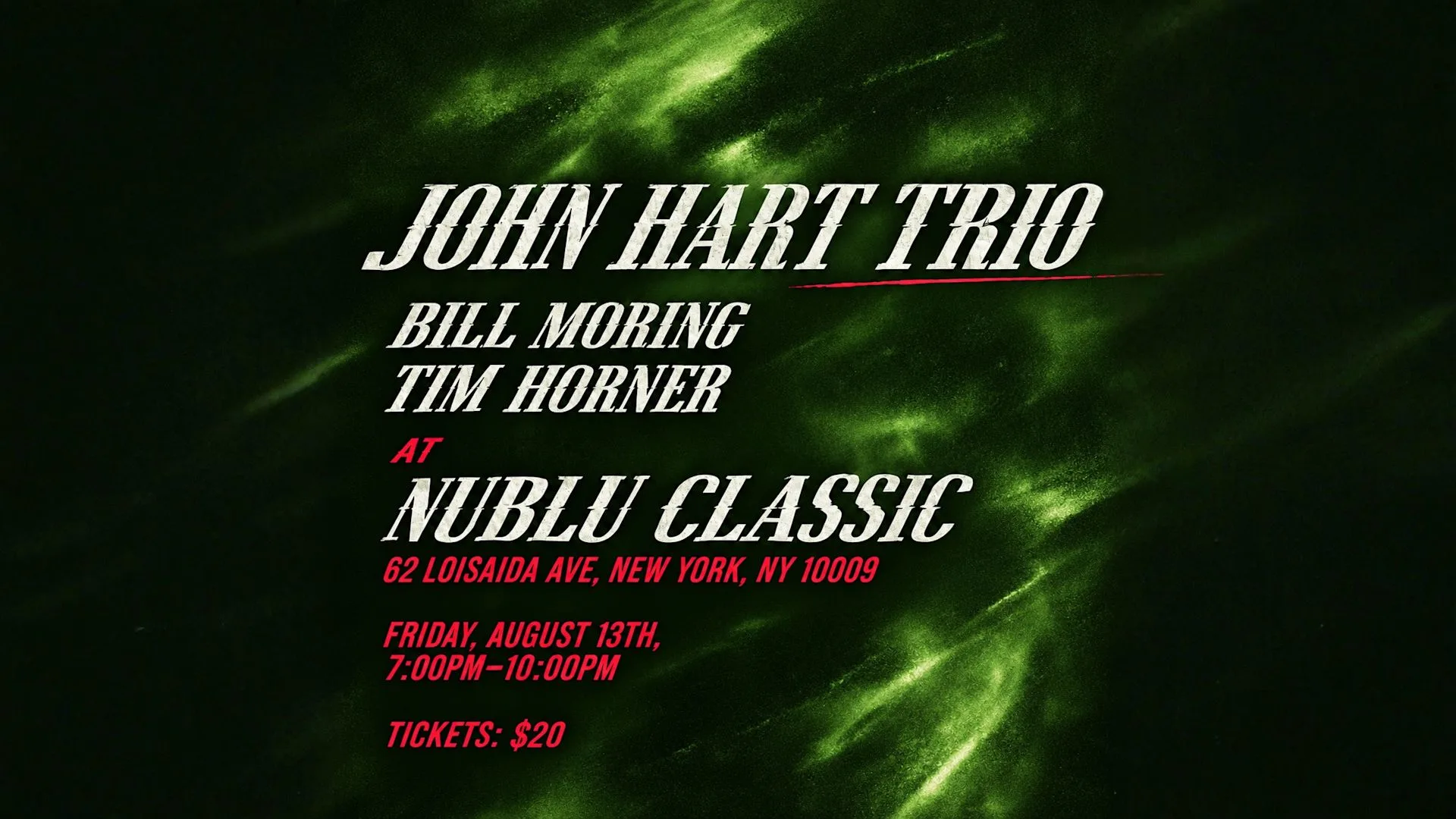 John Hart Trio Feat. Joe Locke & Jay Anderson -Nublu Classic