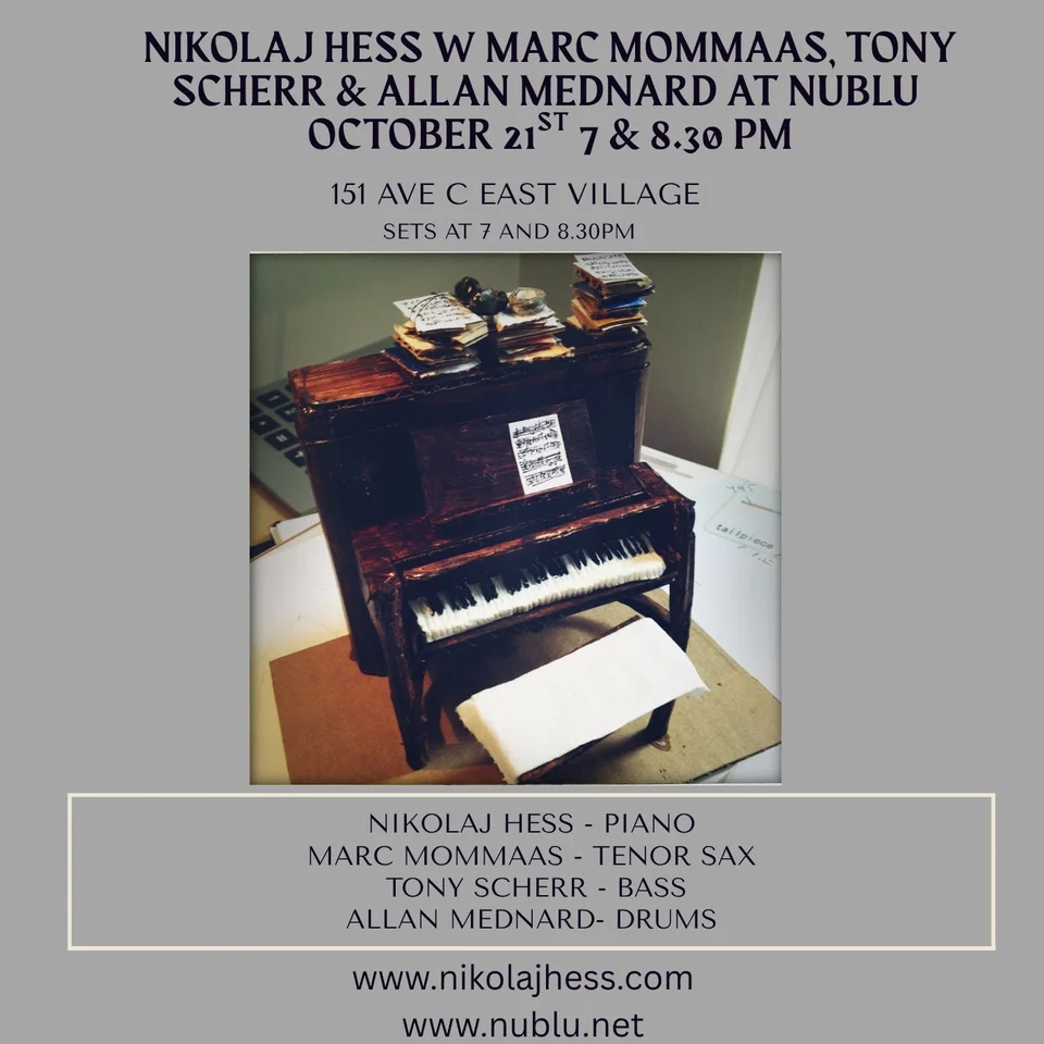 Nikolaj Hess W Marc Mommaas, Tony Scherr & Allan Medard