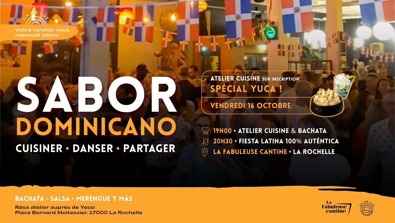 Sabor Dominicano & Atelier Cuisine (Spécial Yuca)